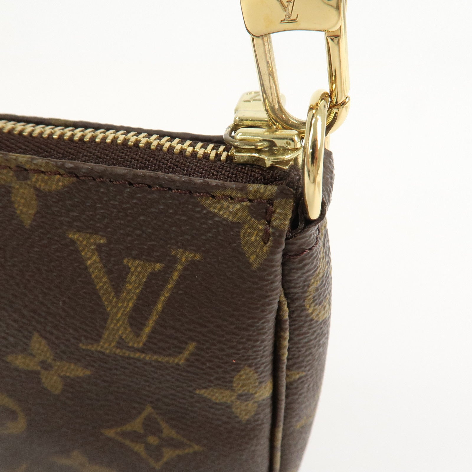 Louis Vuitton Monogram Pochette Accessoires Pouch Hand Bag M51980