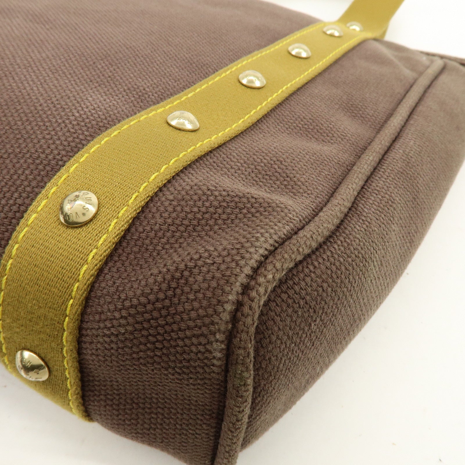 Louis Vuitton Antigua Cabas MM Tote Bag Shoulder Bag Brown M40086