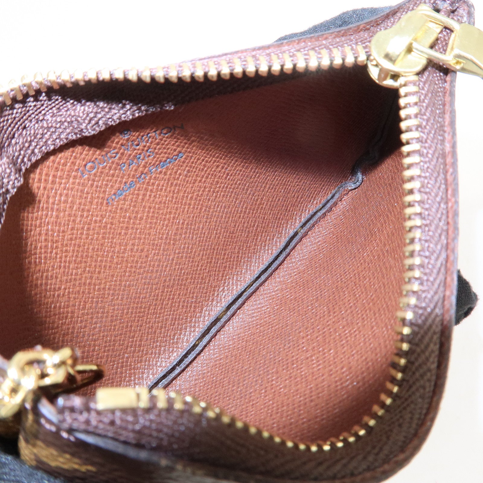Louis Vuitton Monogram Pochette Cles Coin Case Key Case M62650