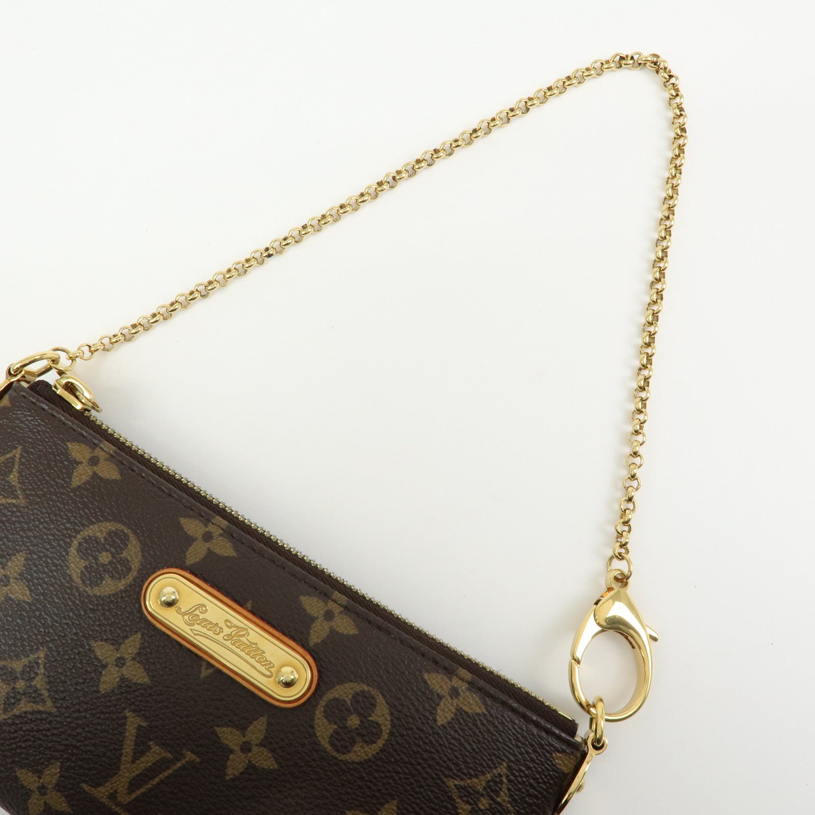Louis Vuitton Monogram Pochette Milla MM Chain Hand Bag M60094