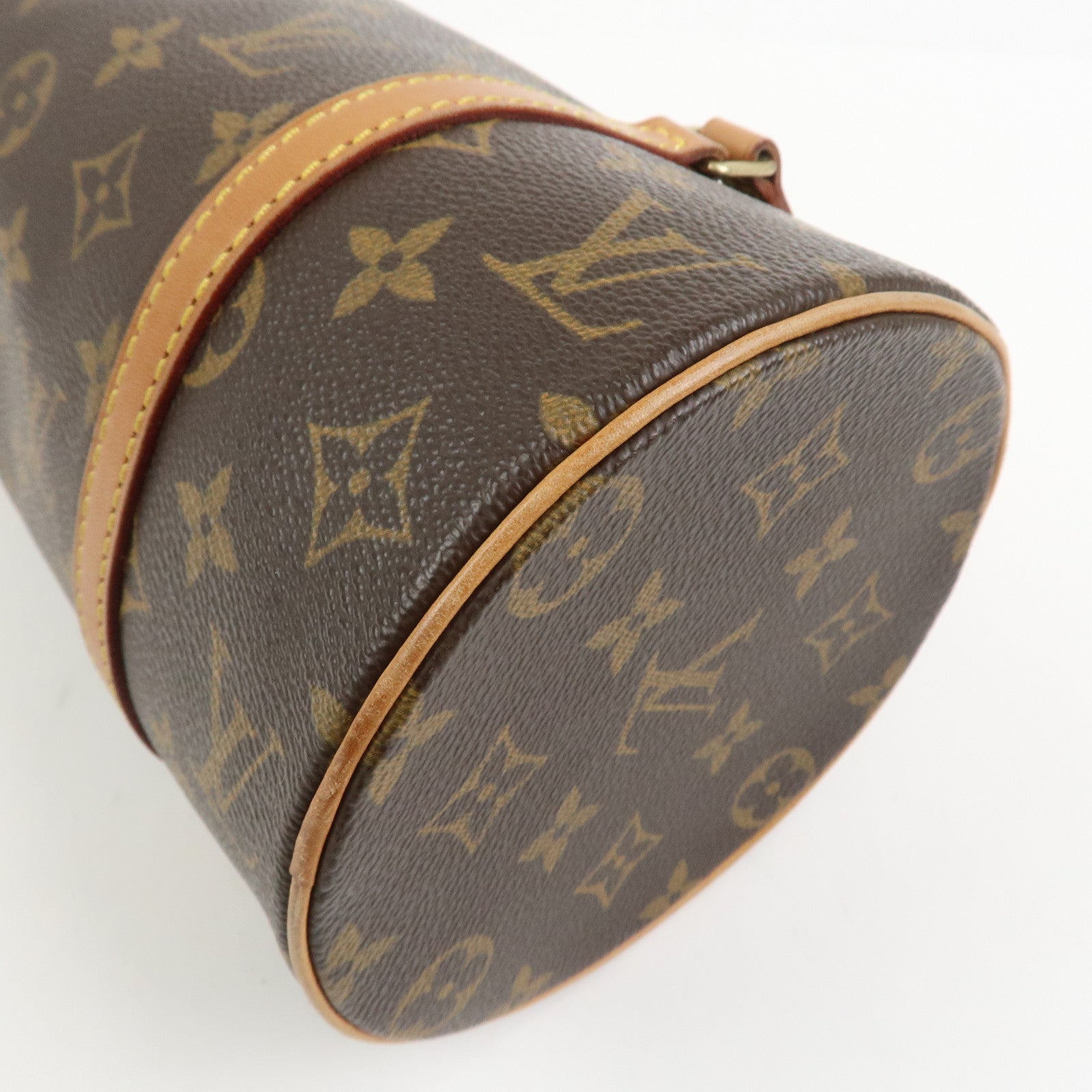 Louis Vuitton Monogram Papillon 26 Hand Bag Brown M51386
