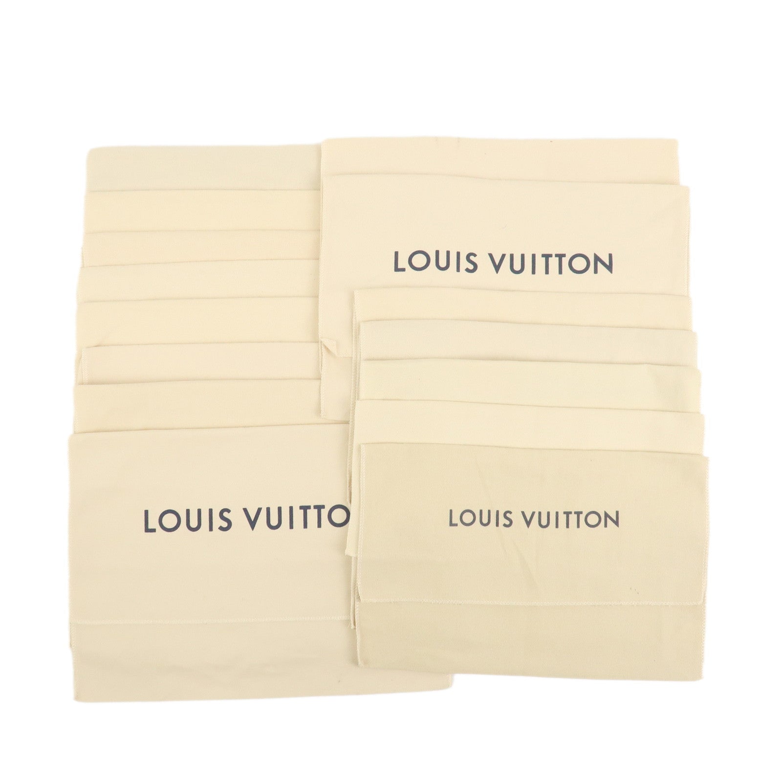 Louis Vuitton Set of 15 Dust Bag Storage Bag Flap Style