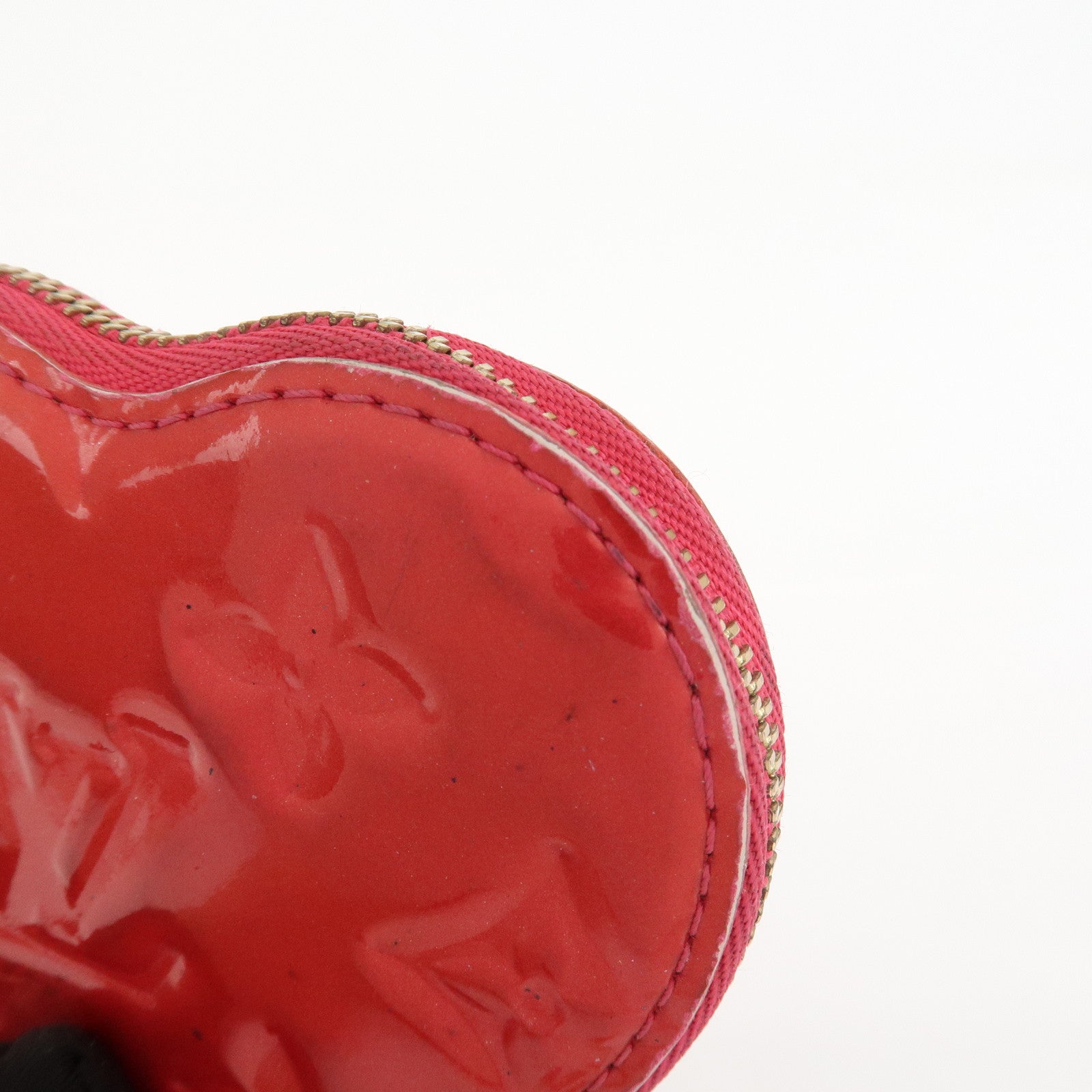 Louis Vuitton Monogram Vernis Porte Monnaie Coeur Coin Case M93657
