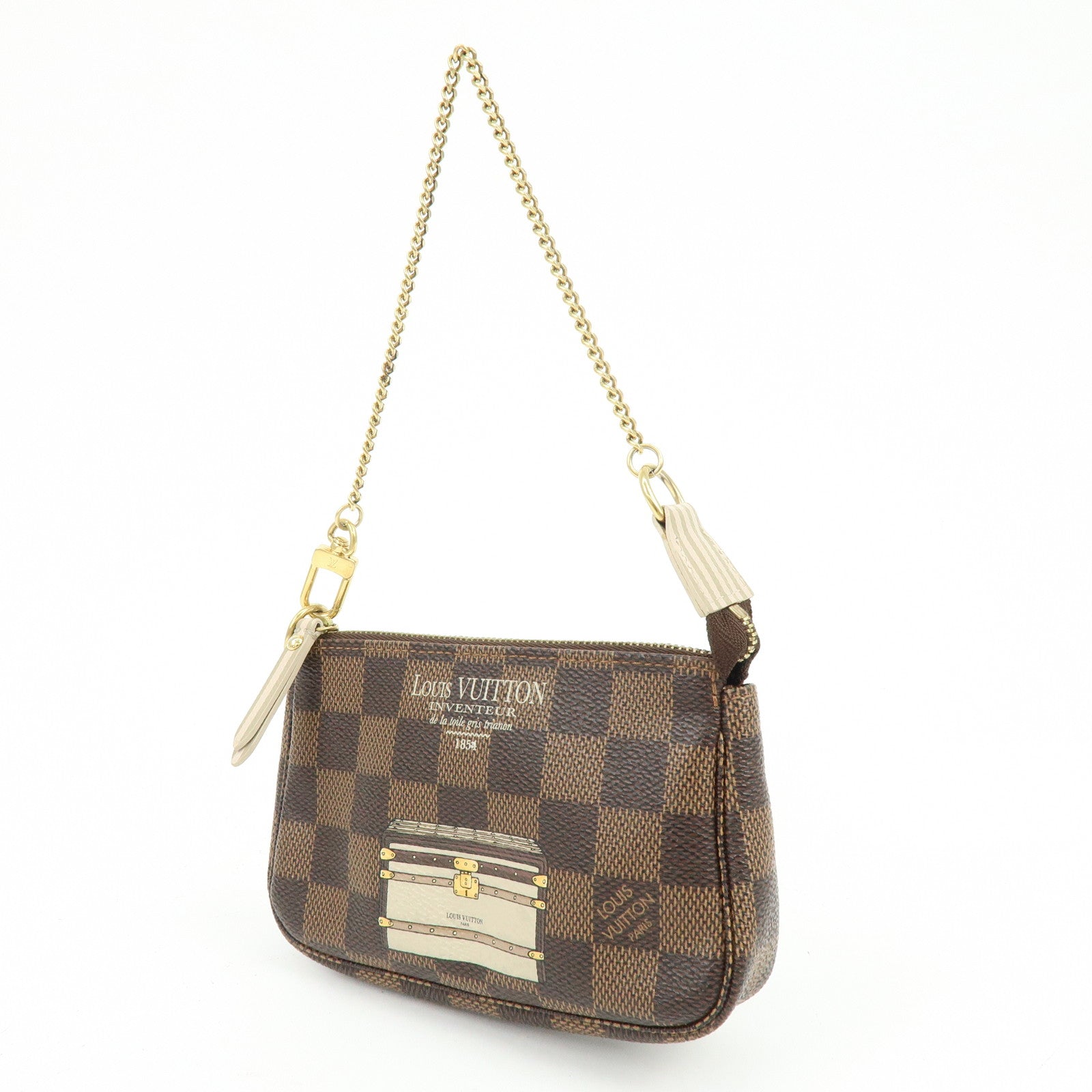 Louis Vuitton Damier Canvas Mini Pochette Accessires Trank N63181