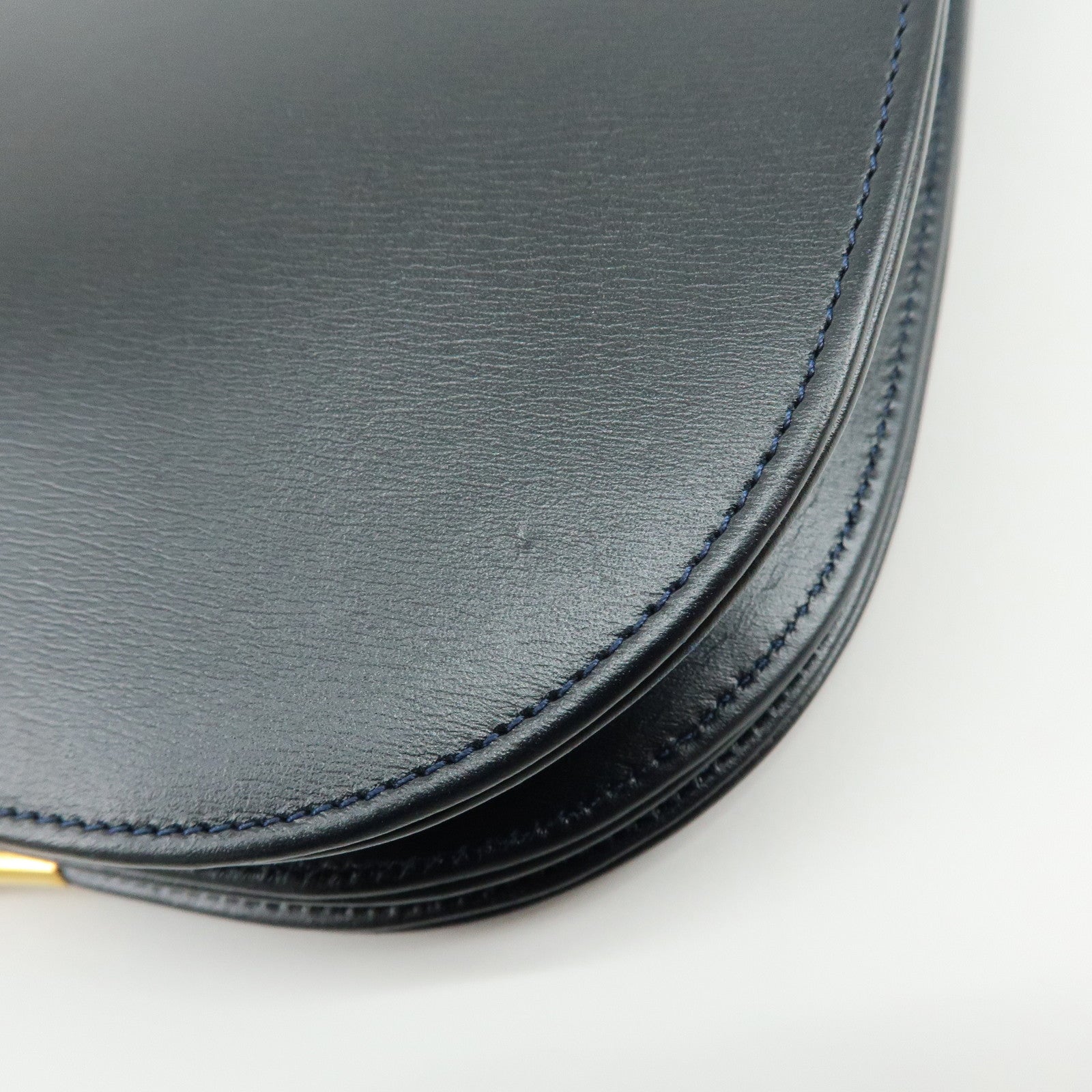 Cartier Leather Shoulder Bag Crossbody Bag Black