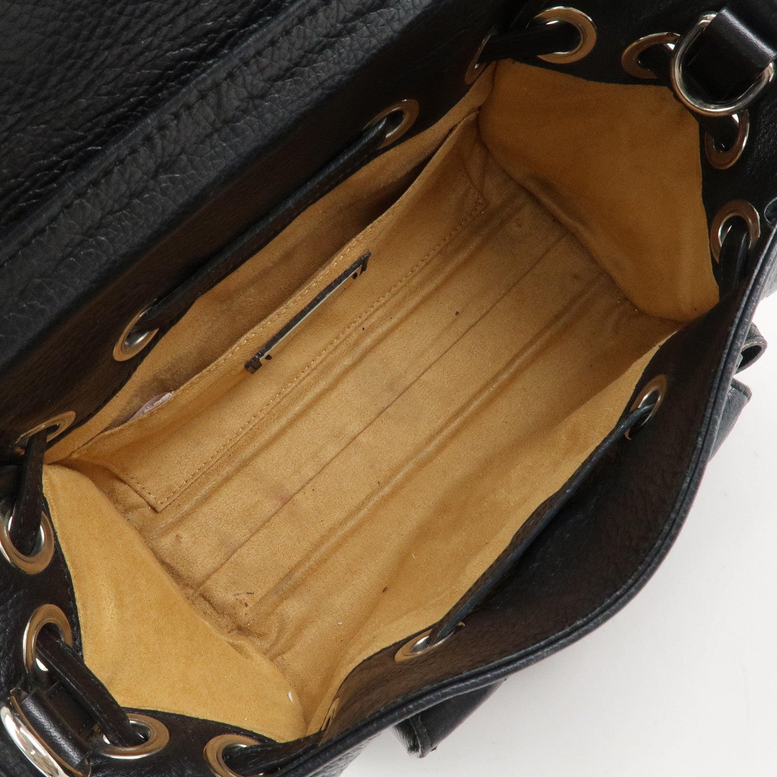 JIMMY CHOO Rosalie 2Way Leather Hand Bag Shoulder Bag Black Used