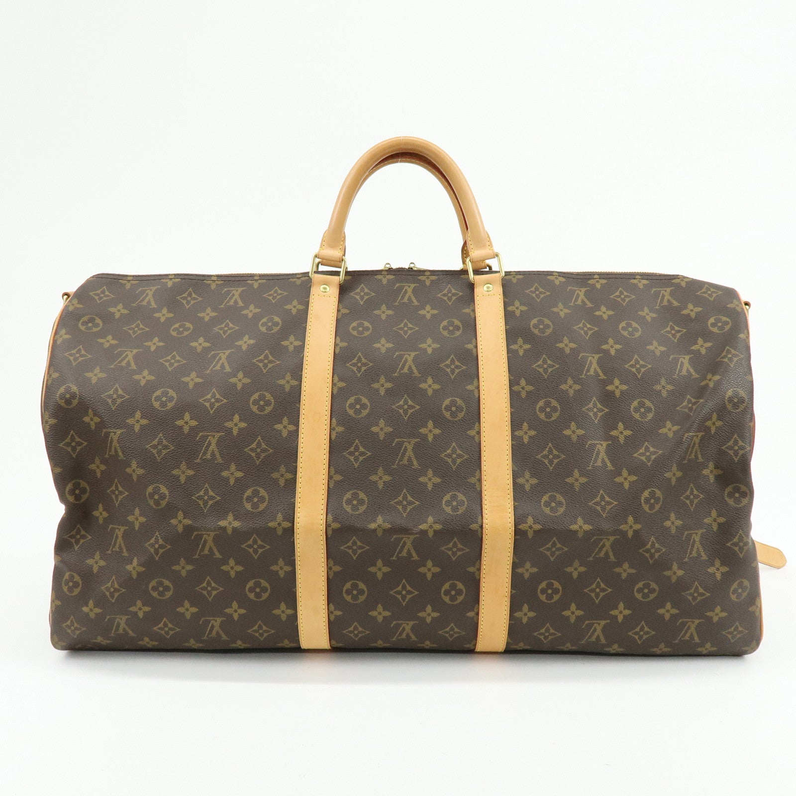 Louis Vuitton Monogram Keep All Bandouliere 60 Boston Bag M41412