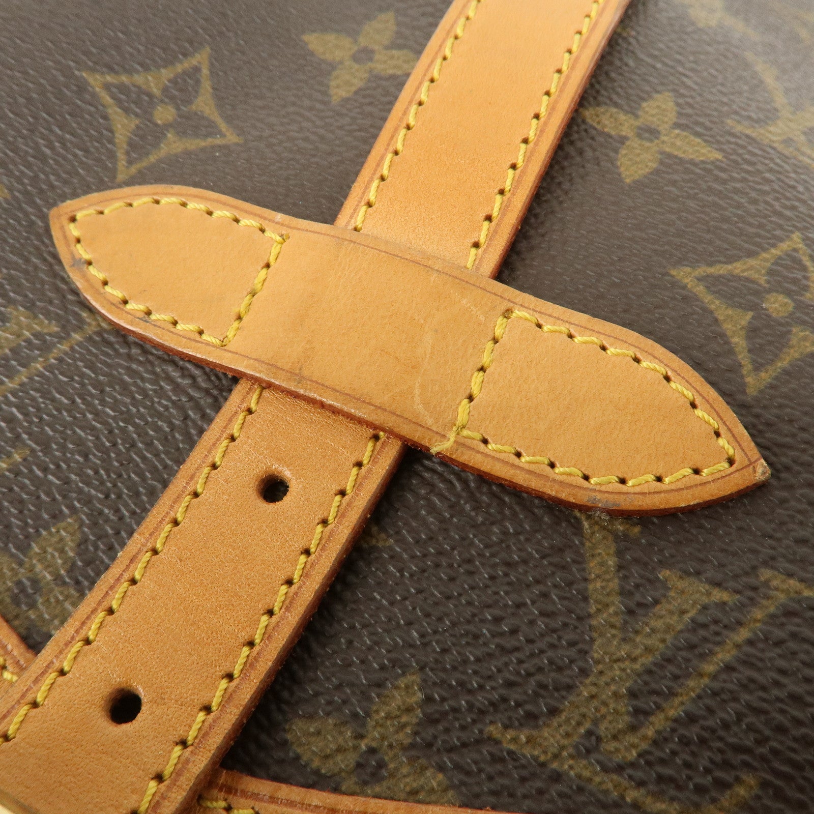 Louis Vuitton Monogram Saumur 30 Shoulder Bag Brown M42256