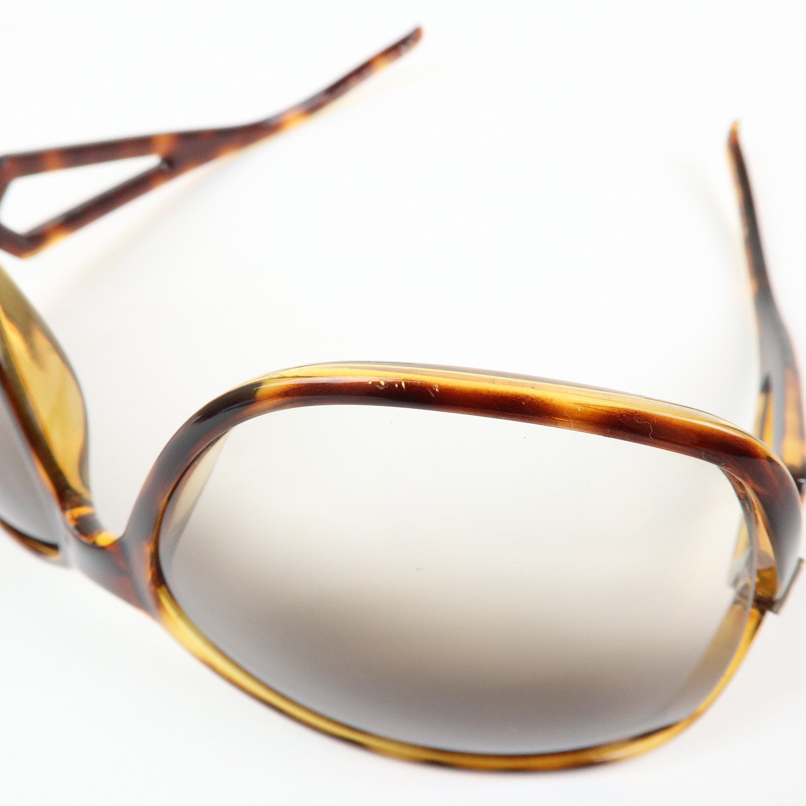 Christian Dior Canage Madrague Plastic Sunglasses Brown 64□16 120