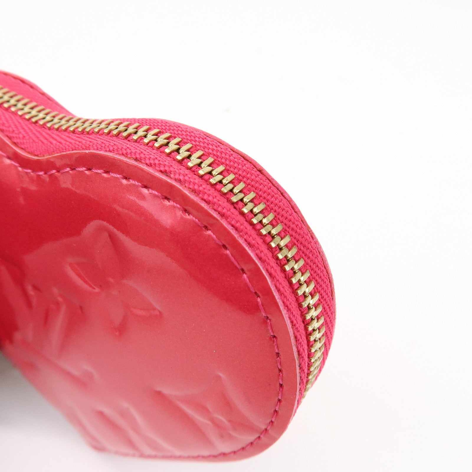 Louis Vuitton Monogram Vernis Porte Monnaie Coeur Coin Case M93657