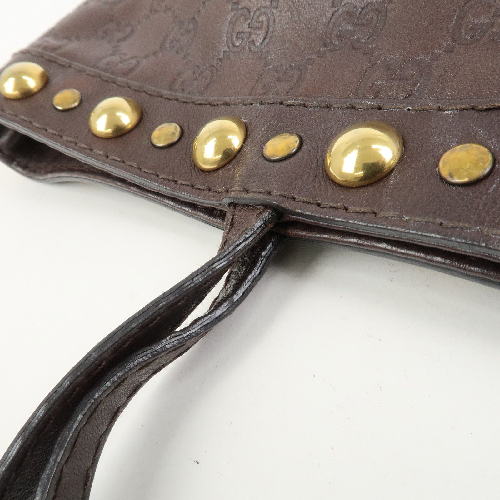 GUCCI Guccissima Leather Tote Bag Shoulder Bag Hand Bag 208940