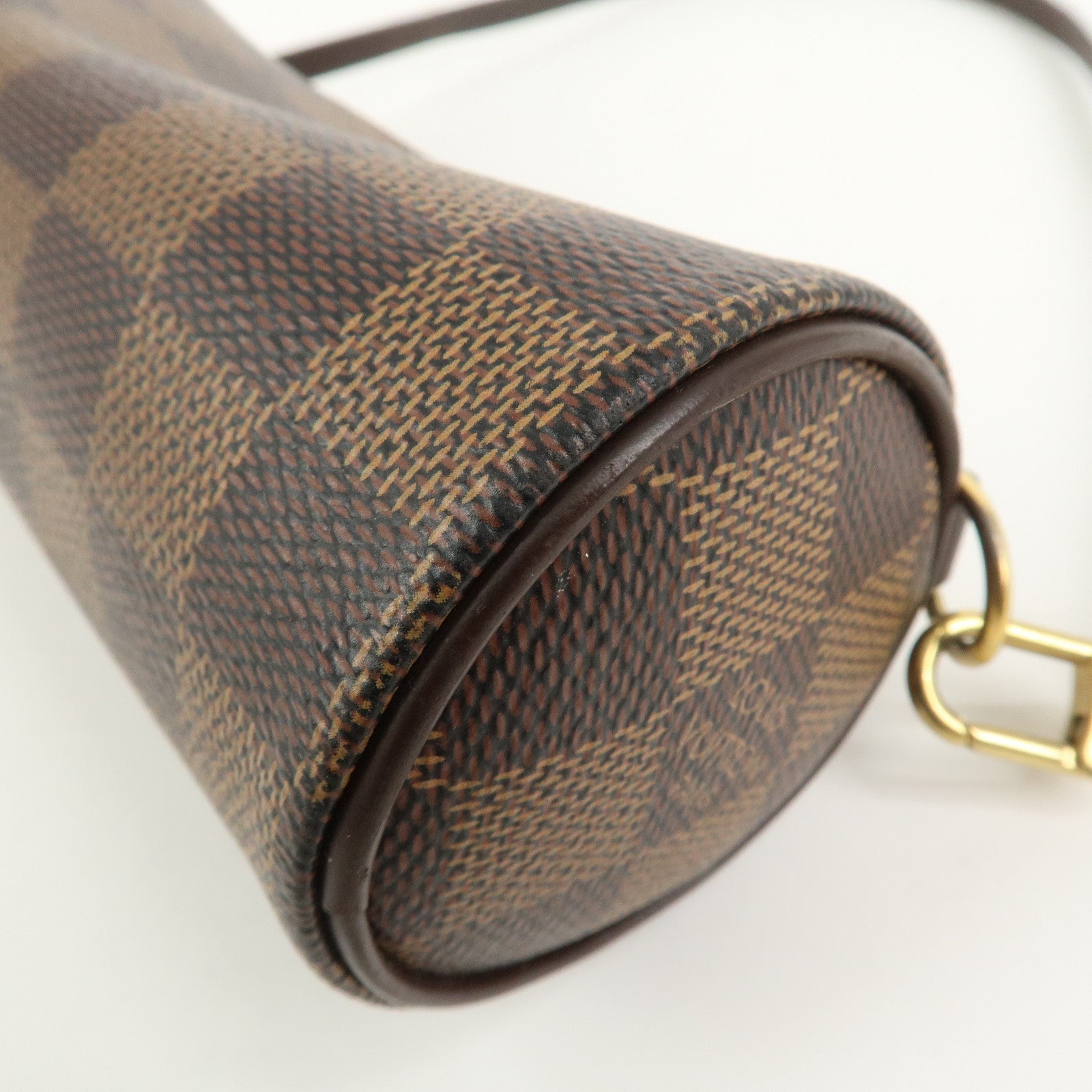 Louis Vuitton Damier Mini Pouch for Papillon Bag Brown
