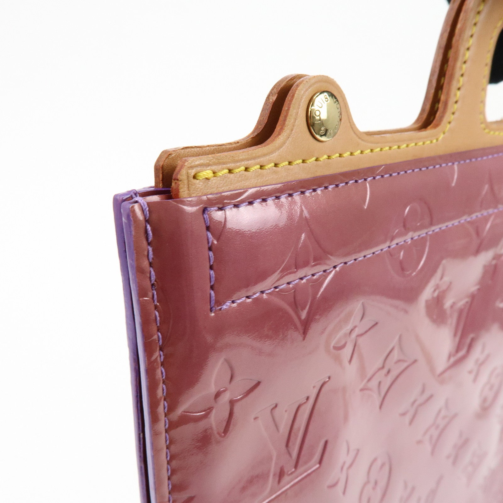 Louis Vuitton Monogram Vernis Stanton Tote Bag Violet M91079