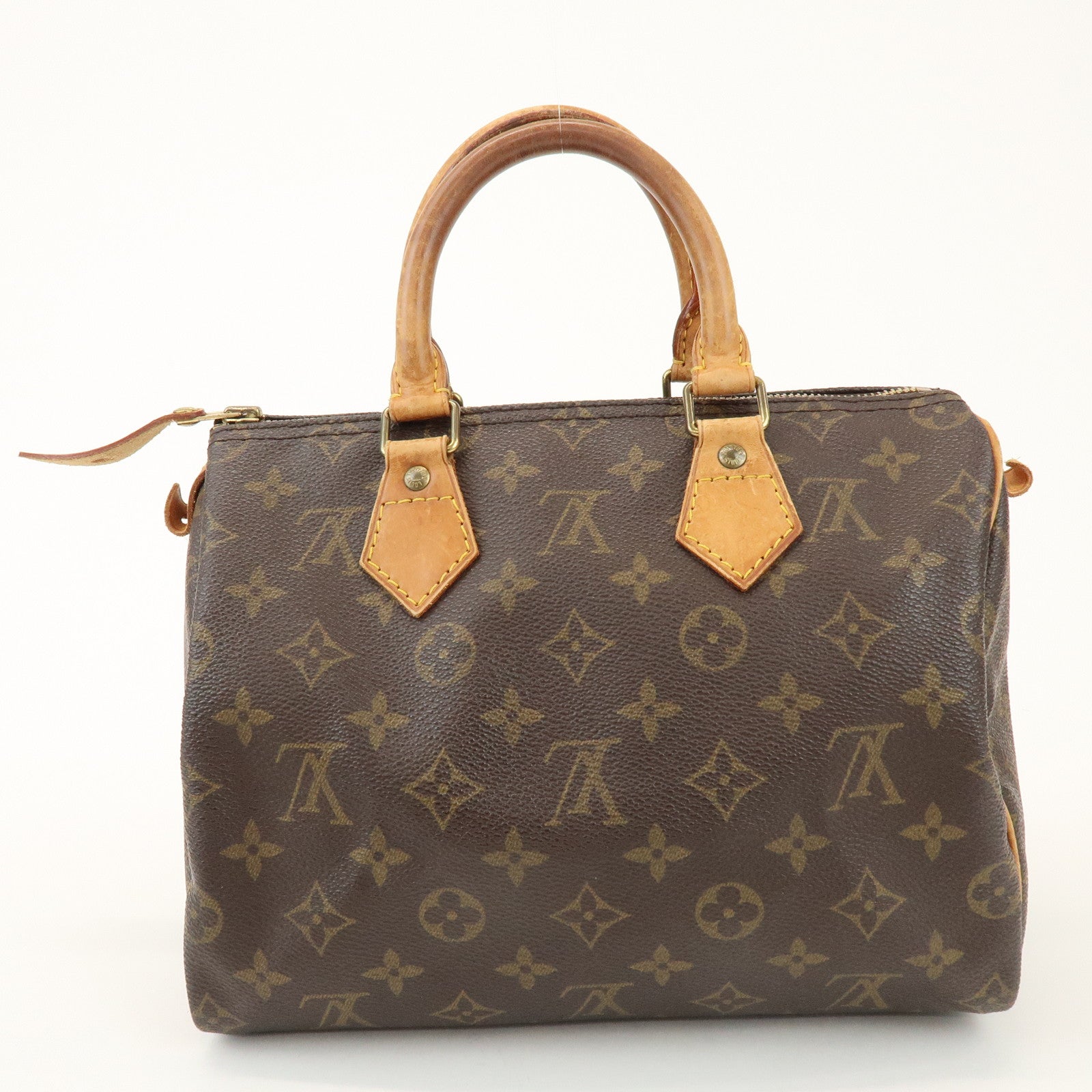Louis Vuitton Monogram Speedy 25 Boston Bag Hand Bag Brown M41528