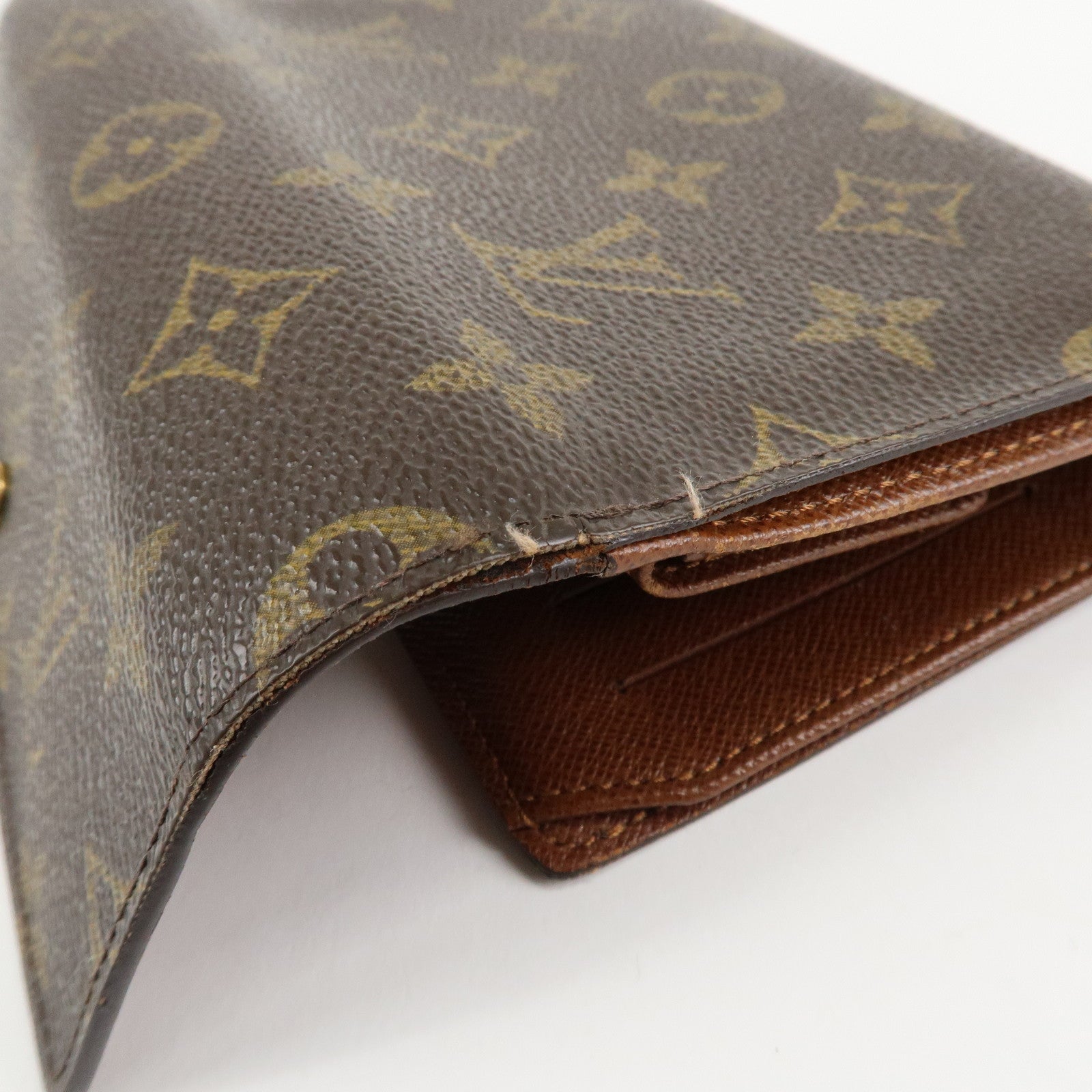 Louis Vuitton Monogram Porte Tresor Etui Papiers Wallet M61202 Used