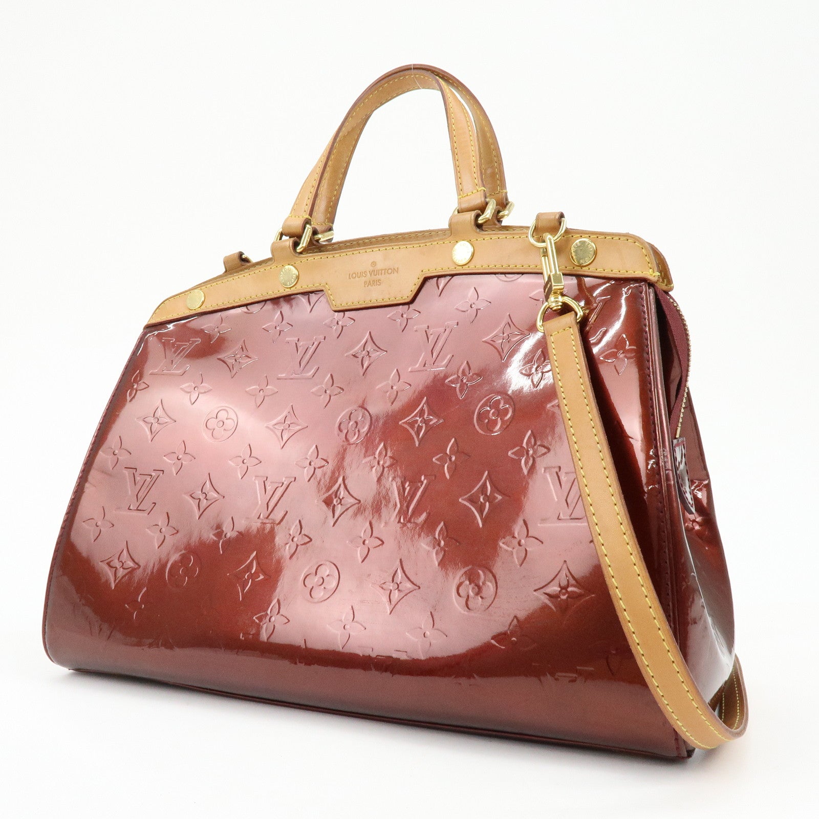 Louis Vuitton Monogram Vernis Brea MM 2Way Shoulder Bag M91690