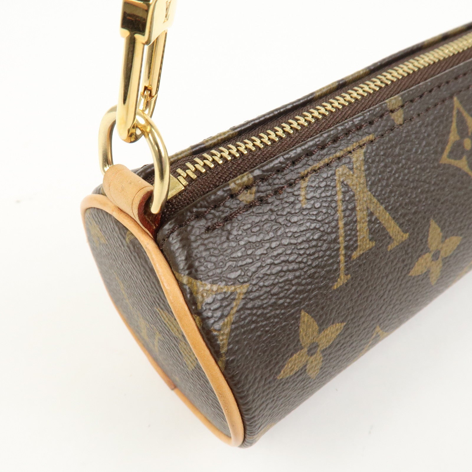Louis Vuitton Monogram Mini Pouch for Papillon Bag Brown