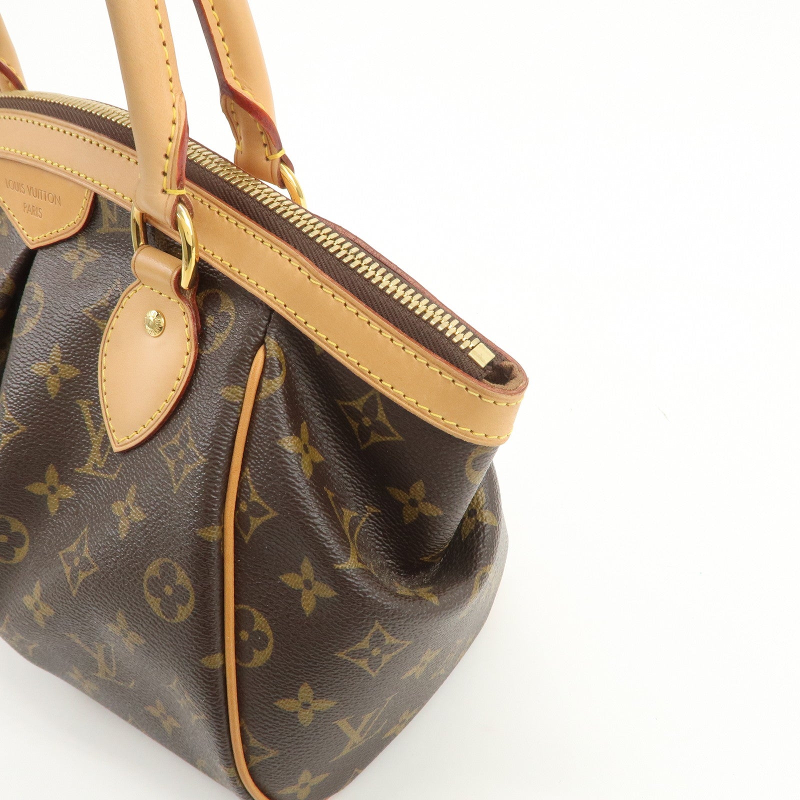 Louis Vuitton Monogram Tivoli PM Hand Bag Shoulder Bag Brown M40143
