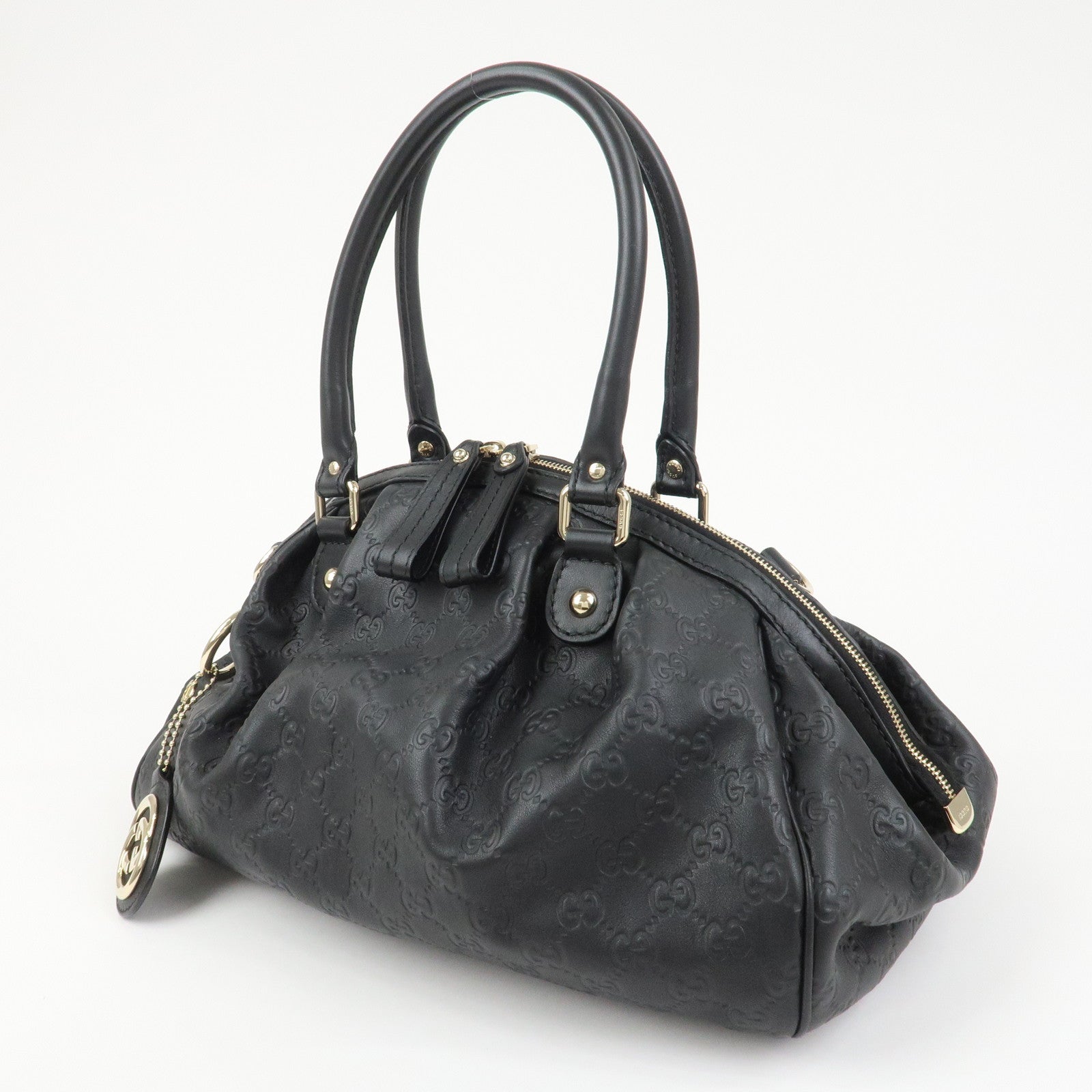 GUCCI Sukey Interlocking G Guccissima Leather 2Way Bag 223974