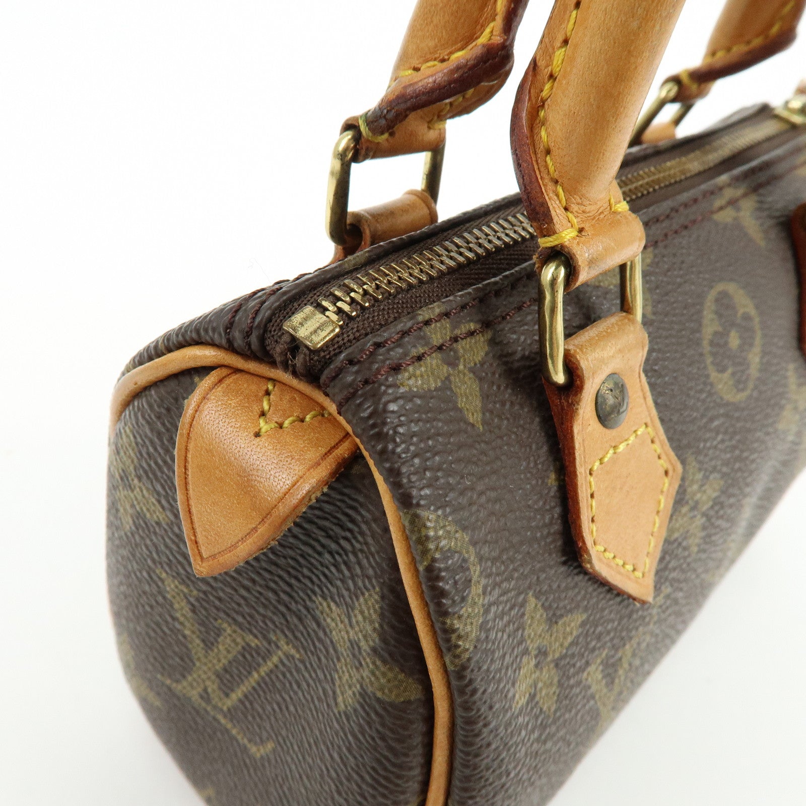 Louis Vuitton Monogram Mini Speedy Hand Bag Shoulder Bag M41534