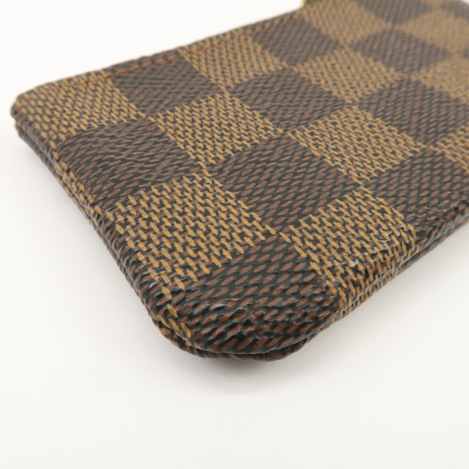 Louis Vuitton Damier Pochette Cles Coin Case Damier Ebene N62658