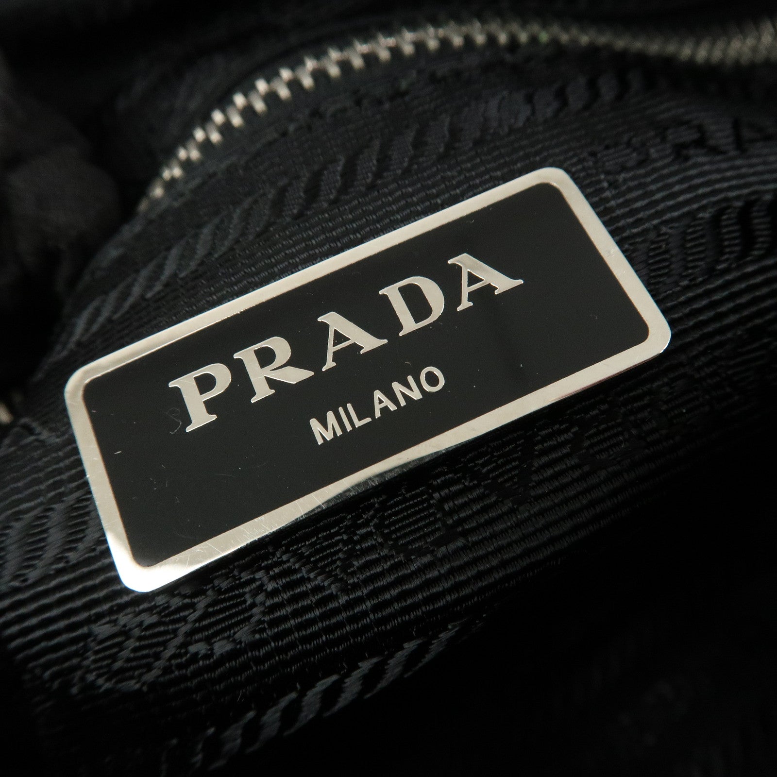 PRADA Triangle Logo Tessuto Nylon Shoulder Bag Crossbody Bag BT0716