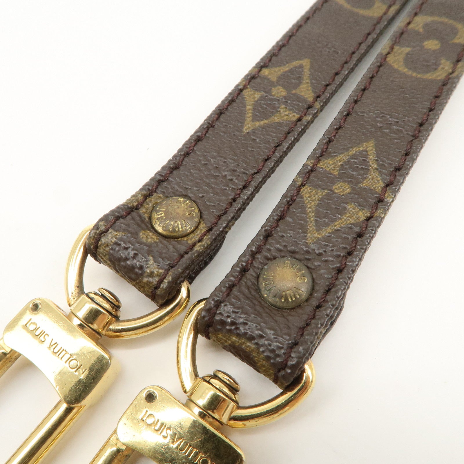 Louis Vuitton Monogram Canvas Shoulder Strap 120cm Brown J75010 Used