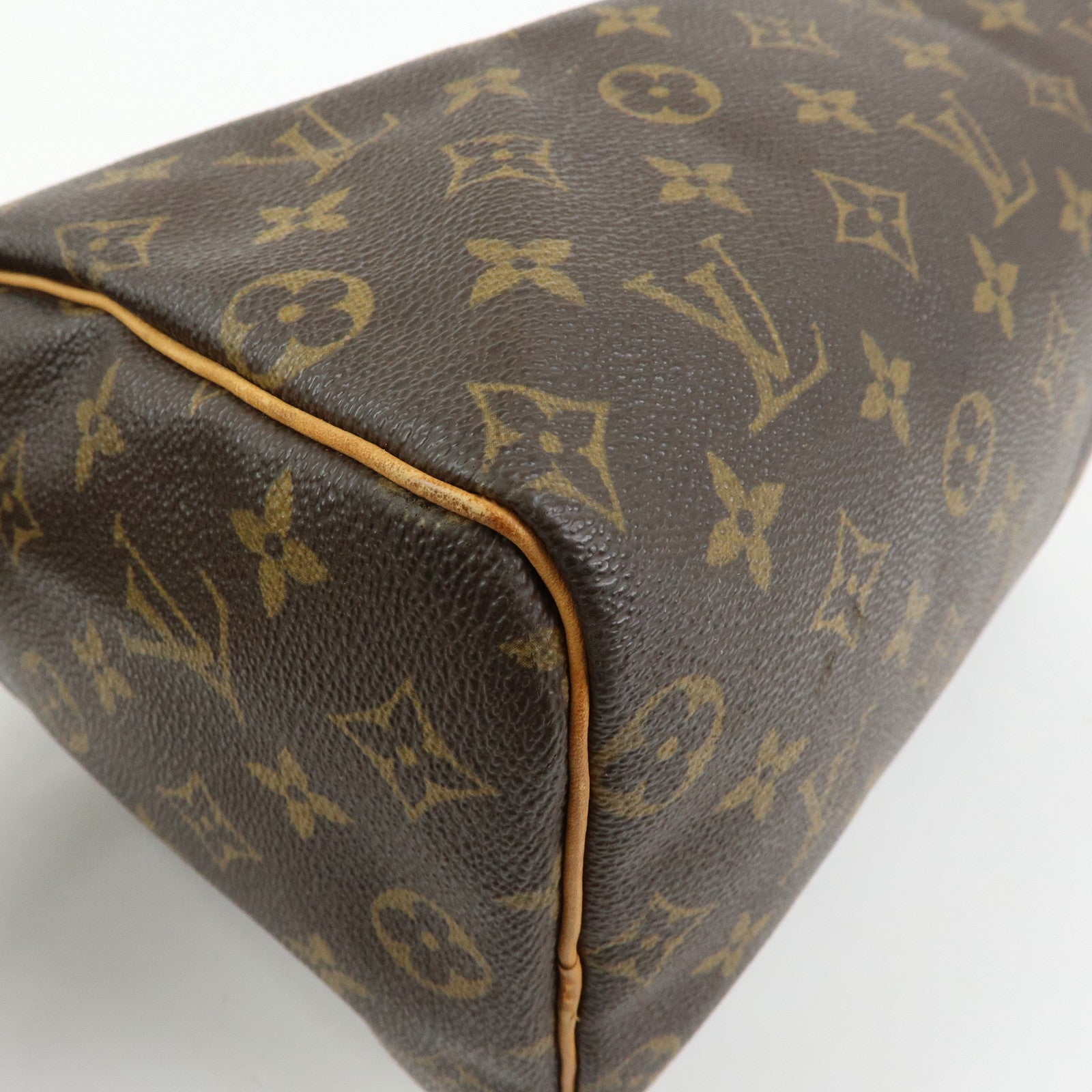 Louis Vuitton Monogram Speedy 25 Boston Bag Hand Bag Brown M41528