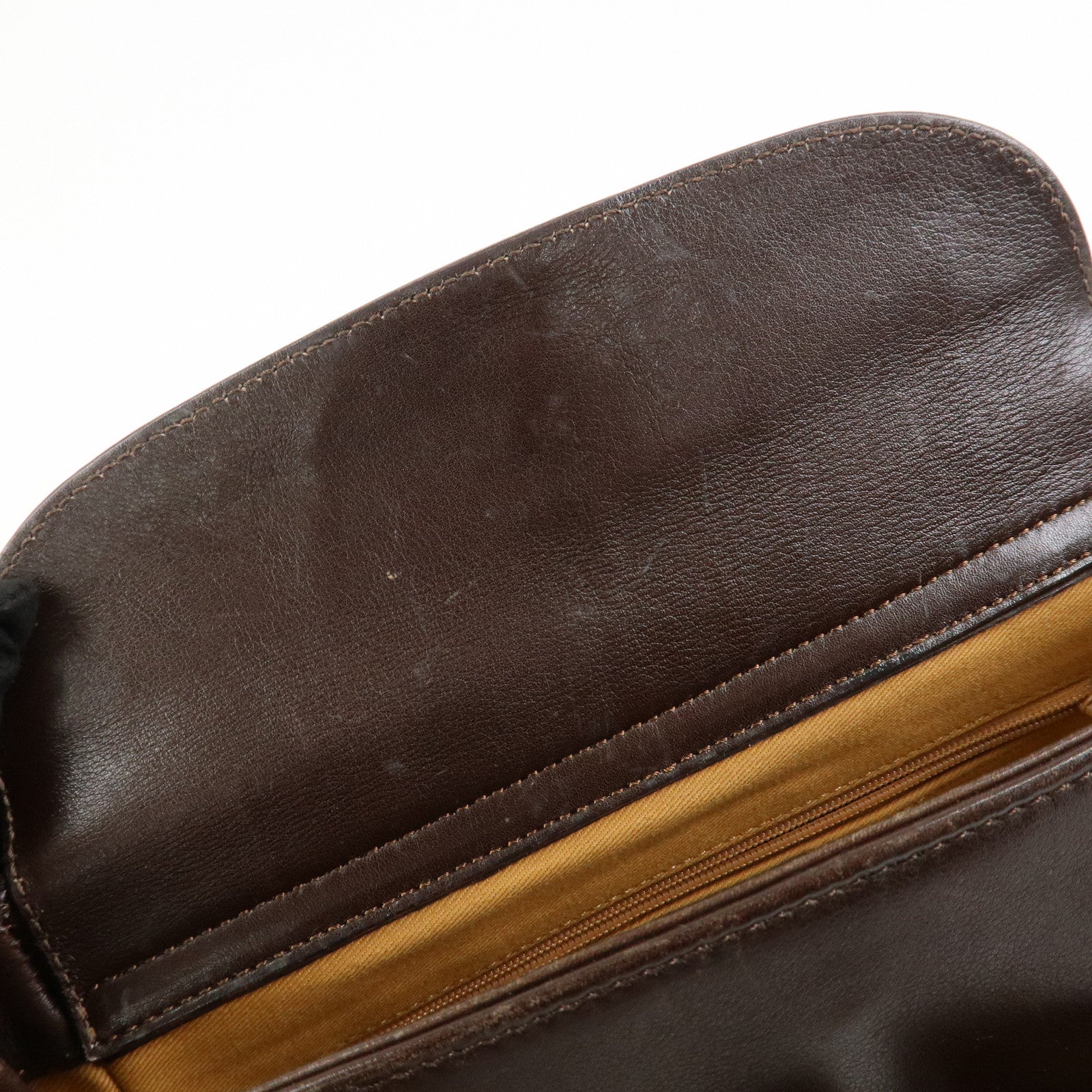 GUCCI Bamboo 2Way Bag Hand Bag Shoulder Bag Brown 000・122