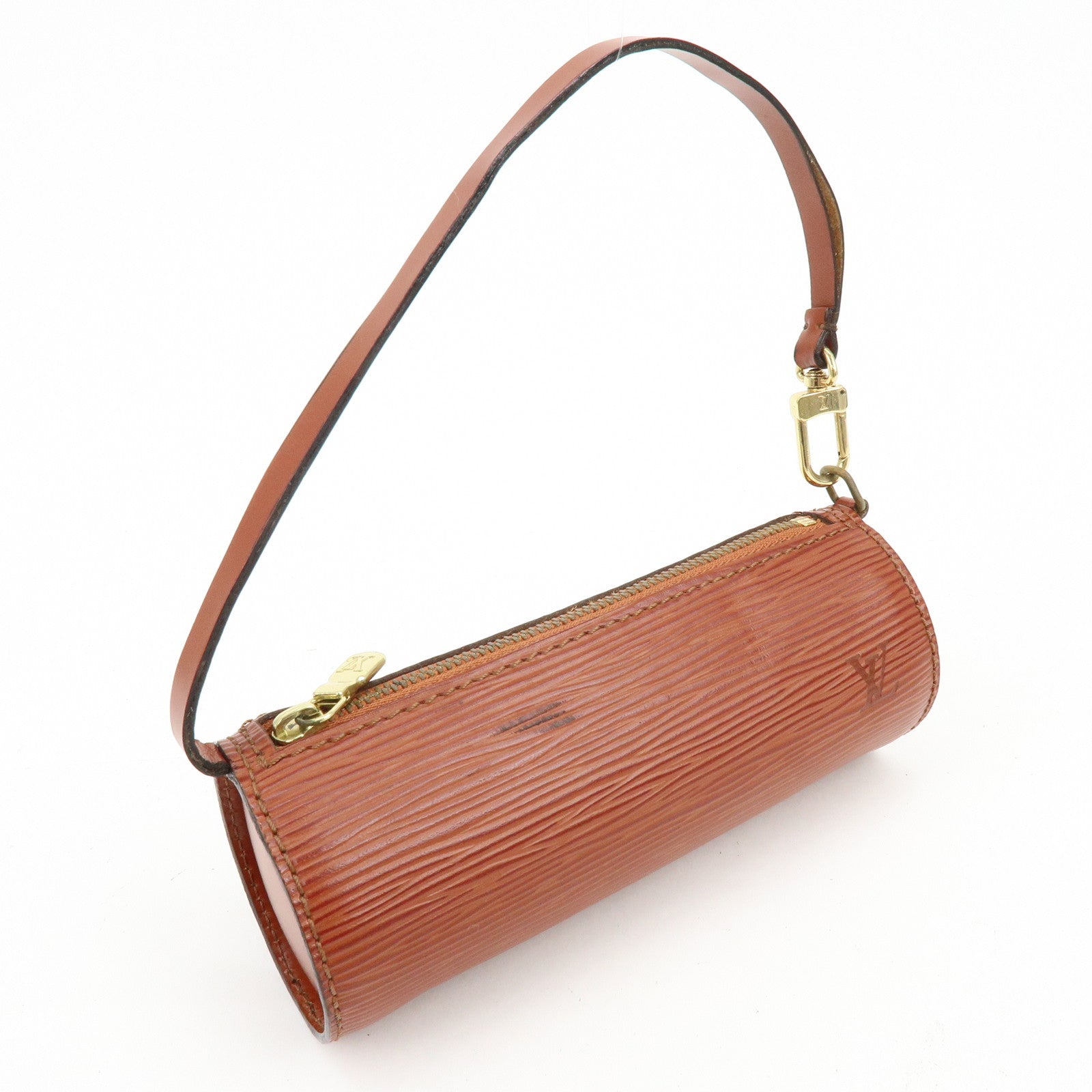 Louis Vuitton Epi Mini Pouch For Soufflot Hand Bag Kenya Brown