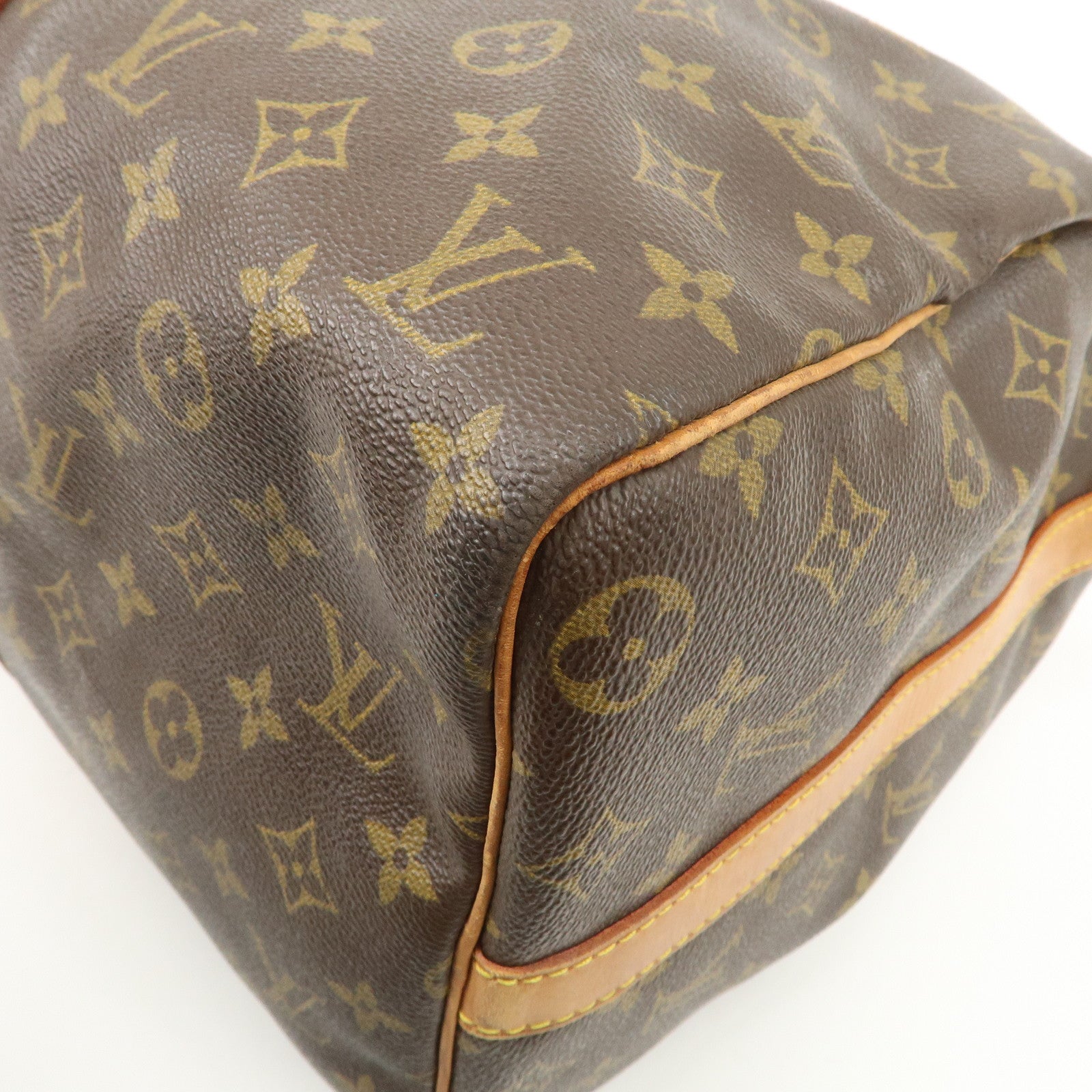 Louis Vuitton Monogram Keep All 45 Boston Bag Brown M41418 Used