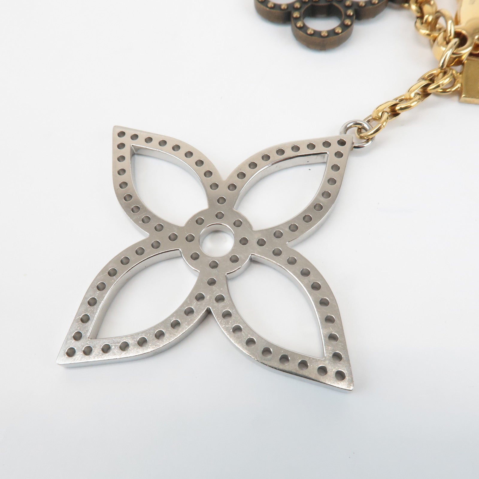 Louis Vuitton Monogram Flower Bijoux Sac Tapage Bag Charm M66350 Used