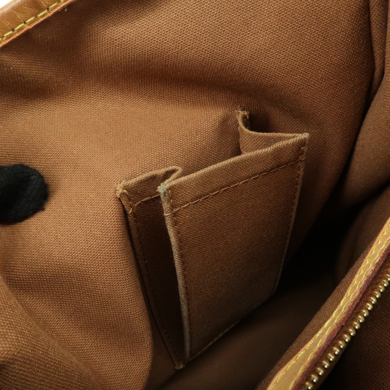 Louis Vuitton Monogram Batignolles Vertical Tote Bag Brown M51153 Used