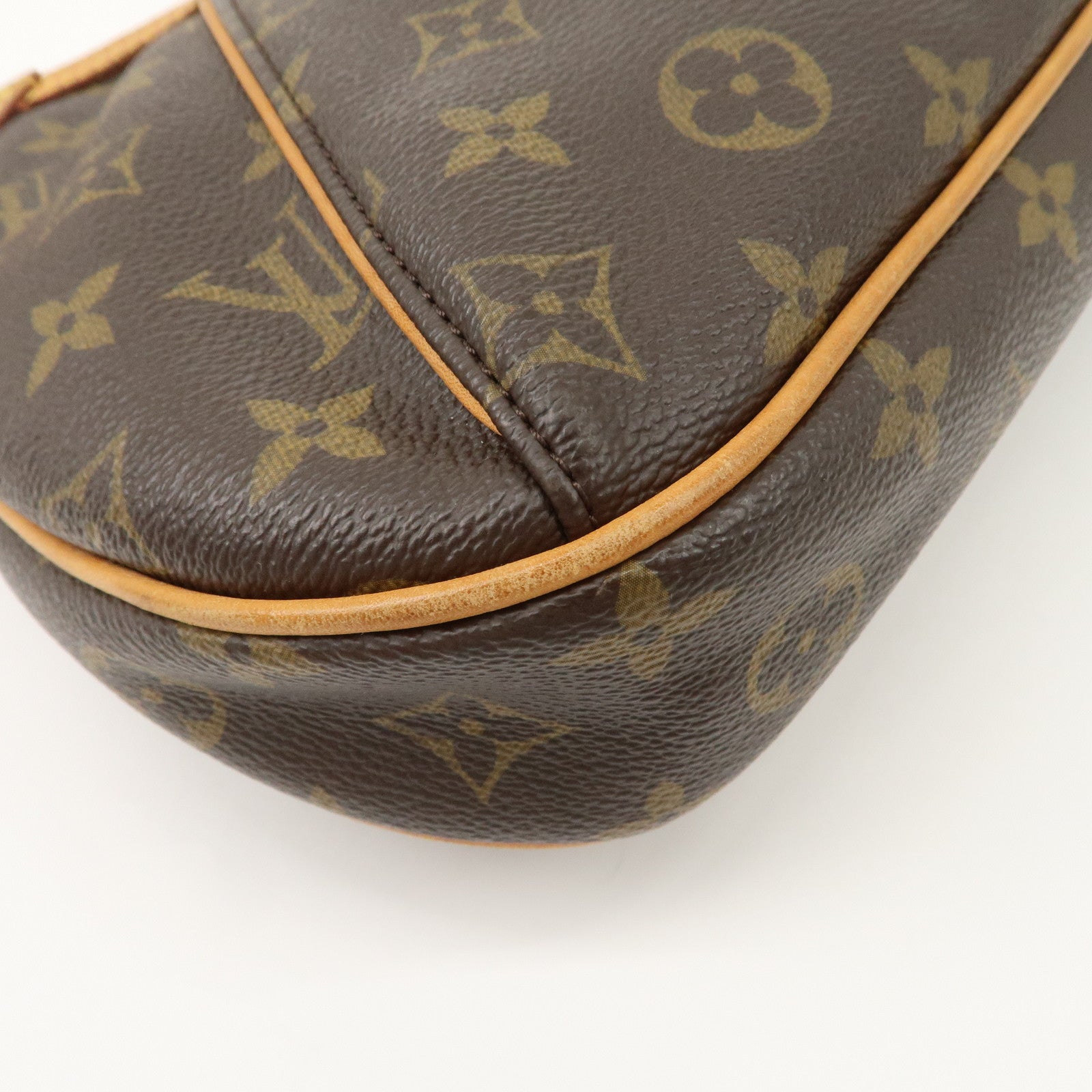 Louis Vuitton Monogram Thames PM Shoulder Bag Brown M56384 Used