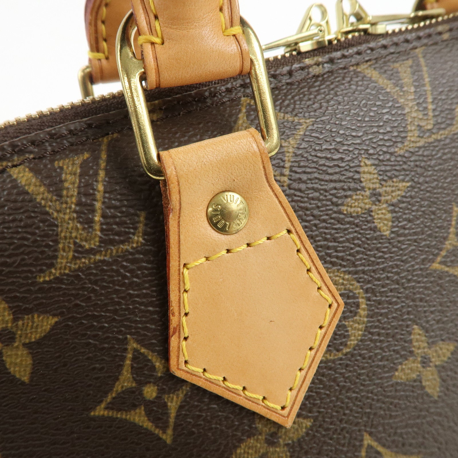 Louis Vuitton Monogram Canvas Alma Hand Bag Brown M51130
