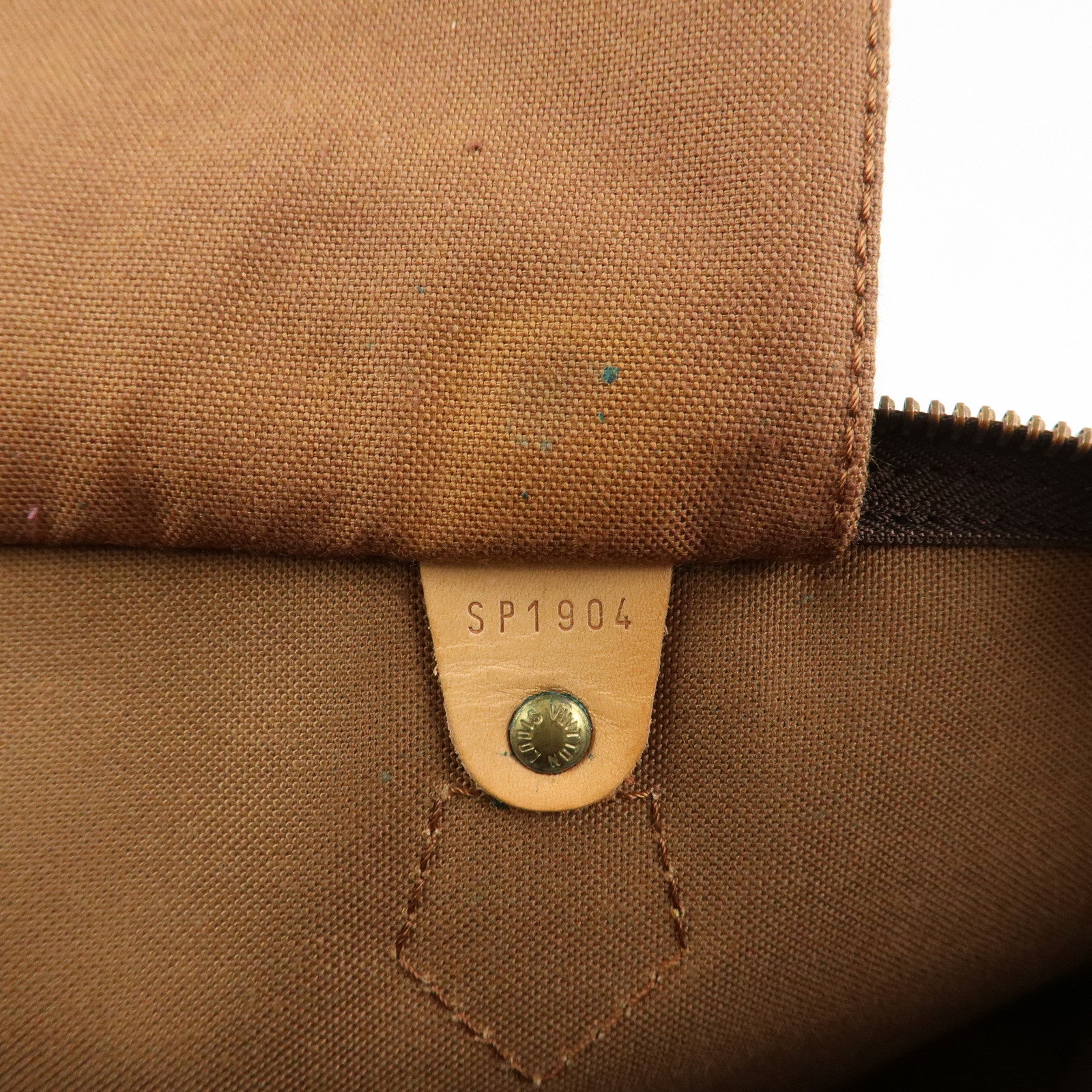 Louis Vuitton Monogram Speedy 40 Hand Bag Boston Bag Brown M41522