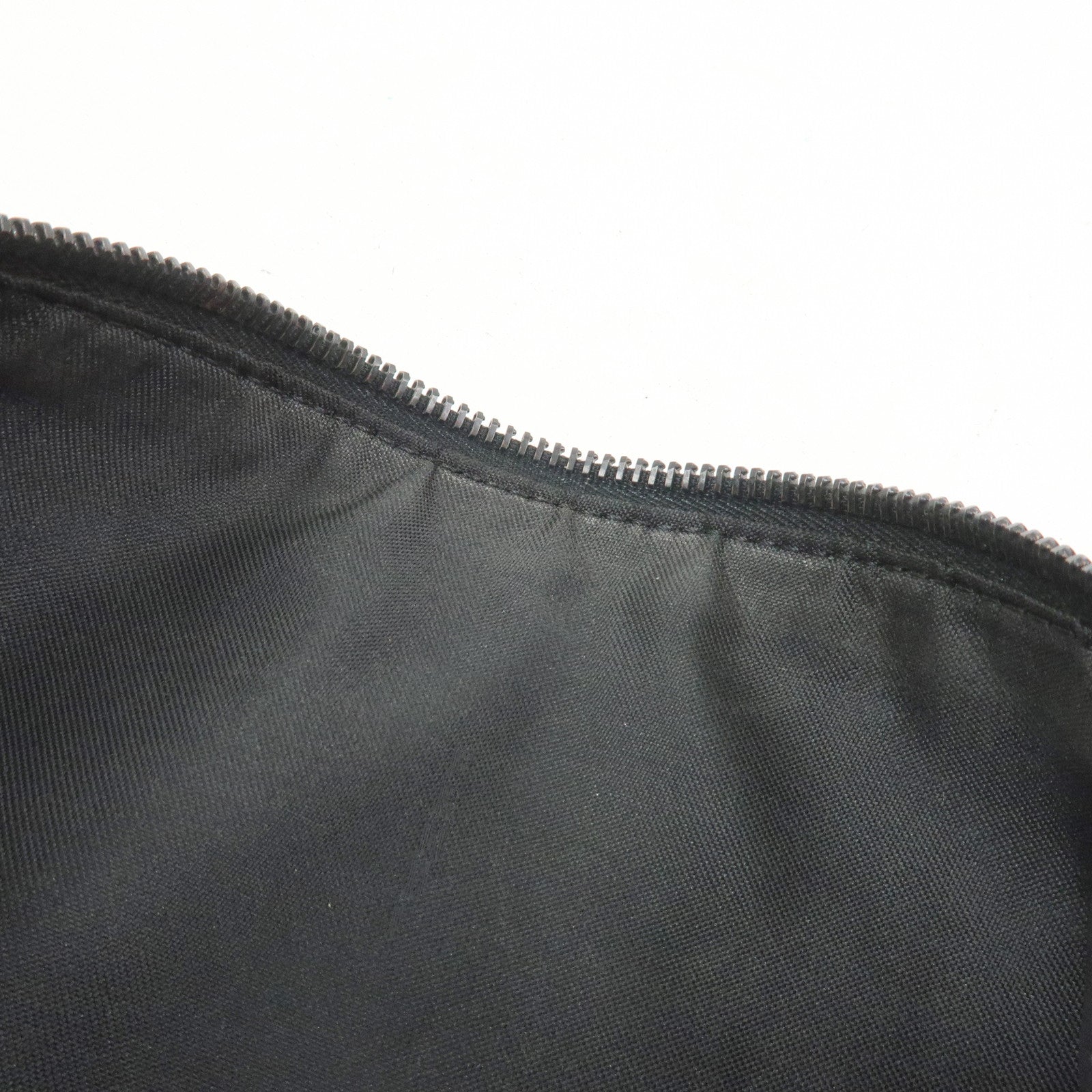 FENDI Zucchino Shoulder Bag Hand Bag Black 8BR444
