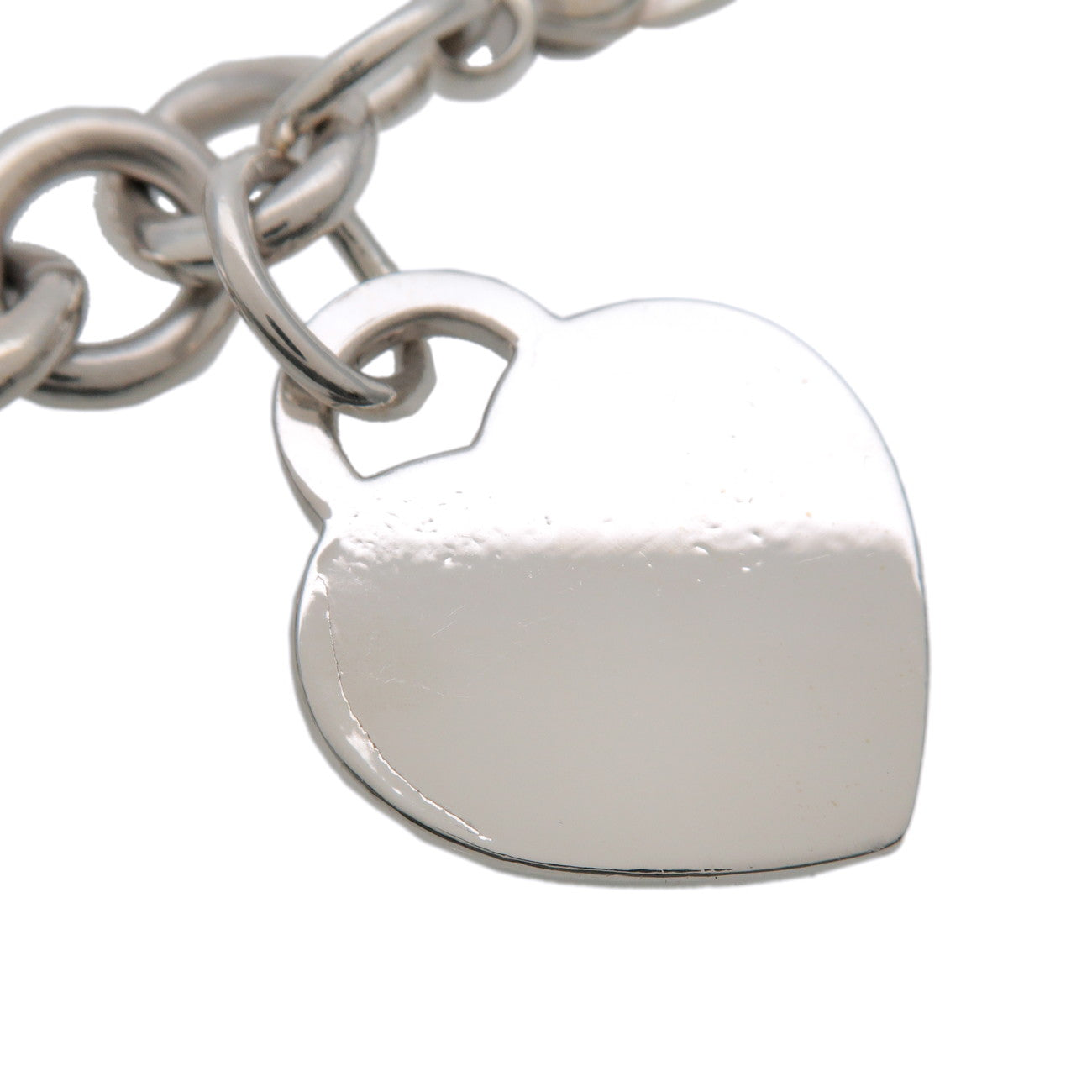 Tiffany & Co Return to Tiffany Heart Tag Chain Bracelet SV925 Silver