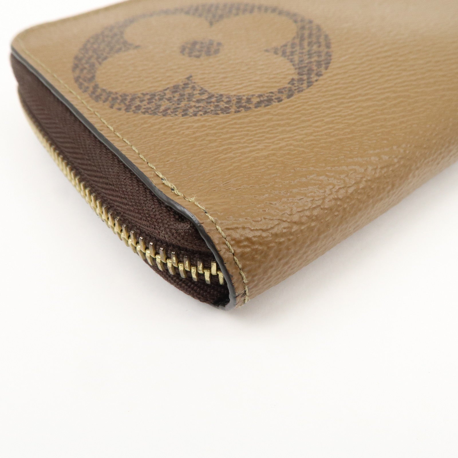 Louis Vuitton Giant Monogram Reverse Zippy Wallet Long Wallet M69353 Used