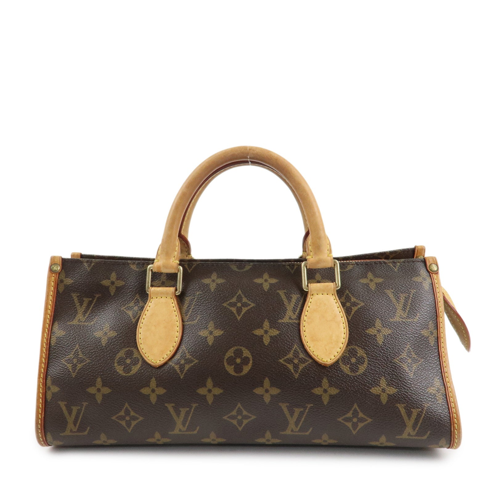 Louis Vuitton Monogram Popincourt Hand Bag Brown M40009 Used
