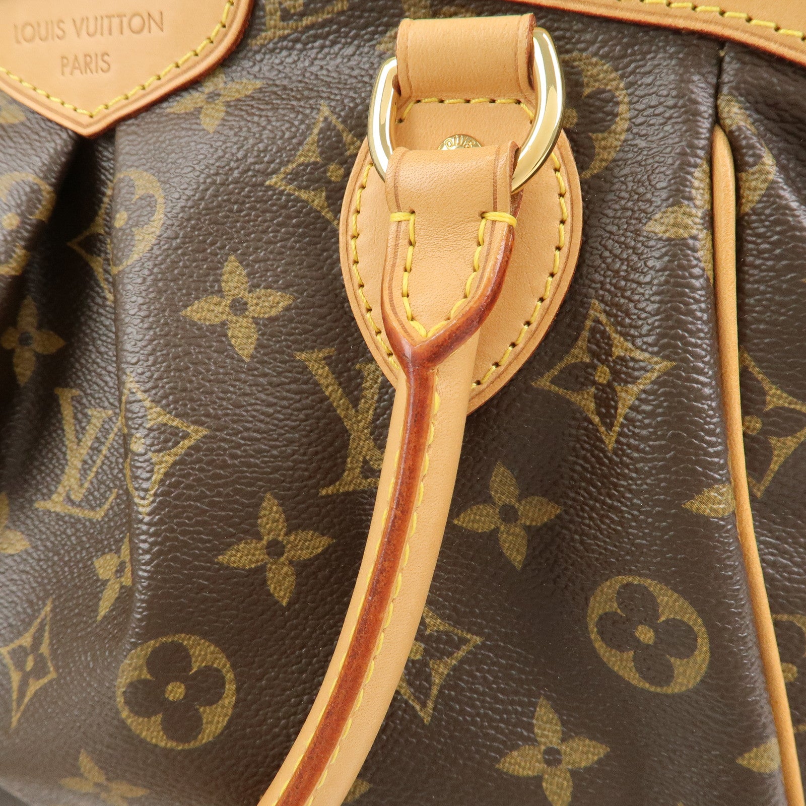 Louis Vuitton Monogram Tivoli PM Hand Bag Shoulder Bag Brown M40143