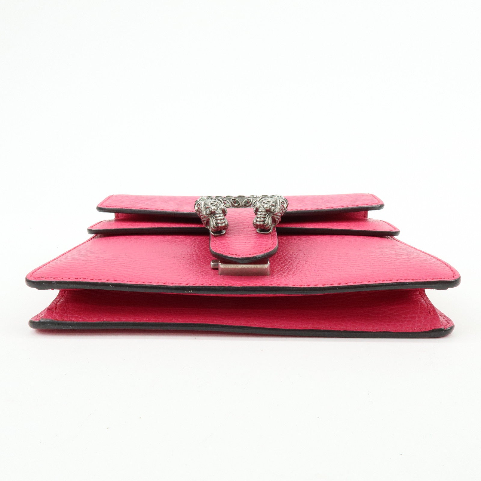 GUCCI Dionysus Leather Small Chain Shoulder Bag Hot Pink 421970