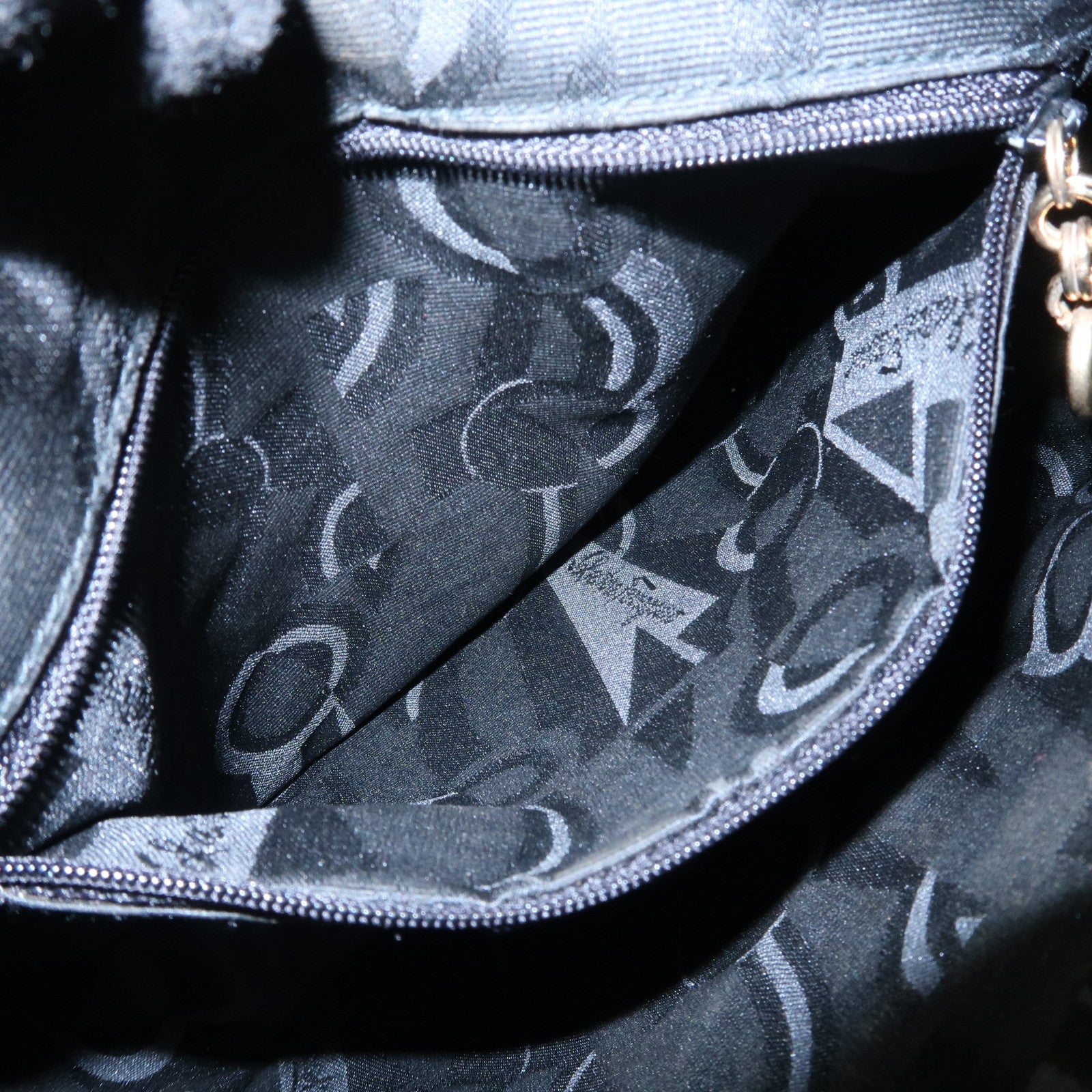 Ferragamo Vara Emboss Leather Shoulder Bag Crossbody Bag Brown