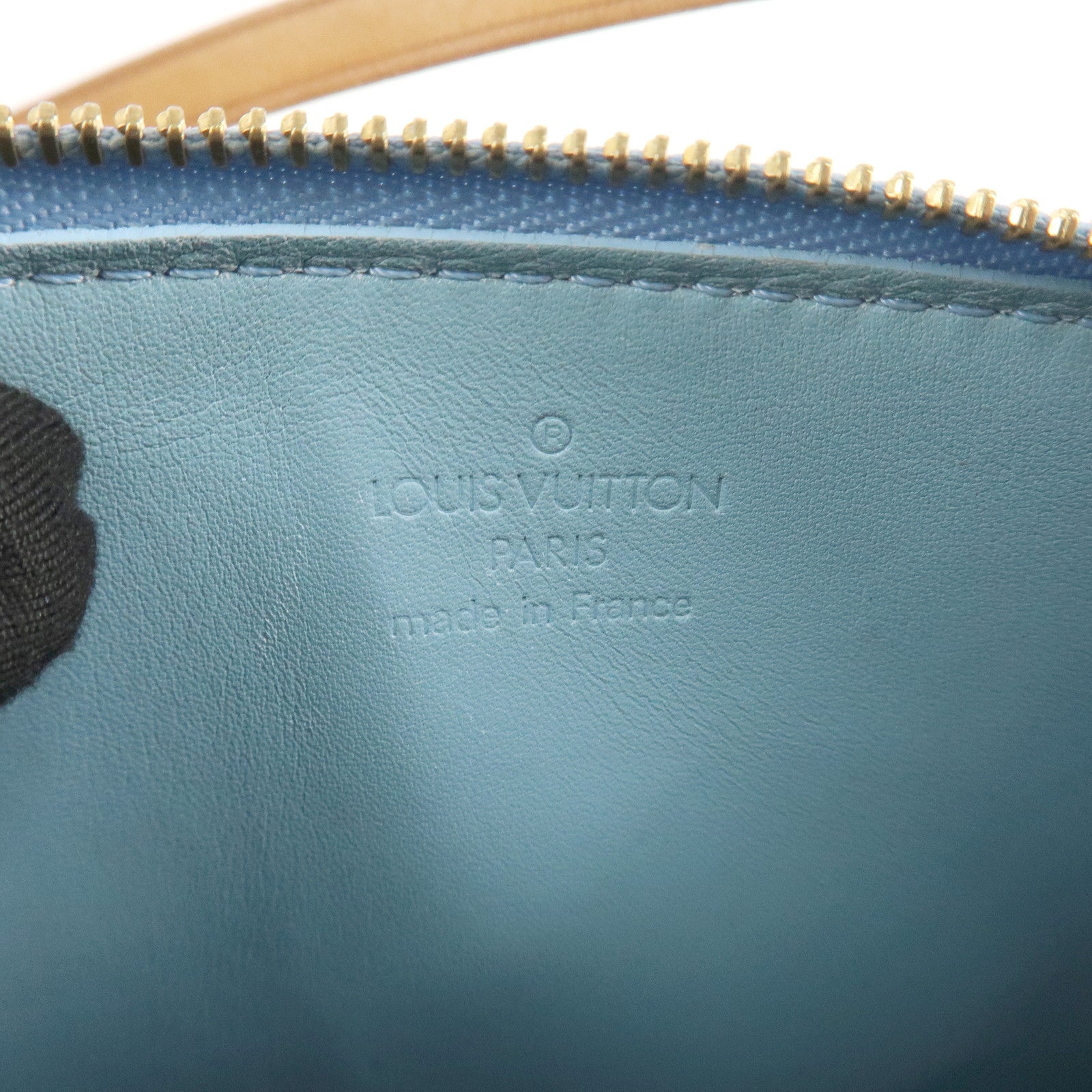 Louis Vuitton Monogram Vernis Lexington Hand Bag Baby Blue M91011