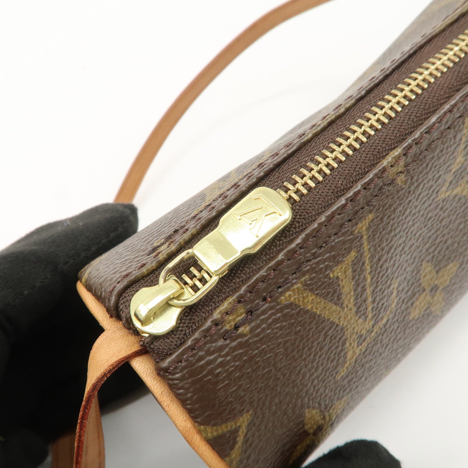 Louis Vuitton Monogram Mini Pouch for Papillon Bag New Style Brown