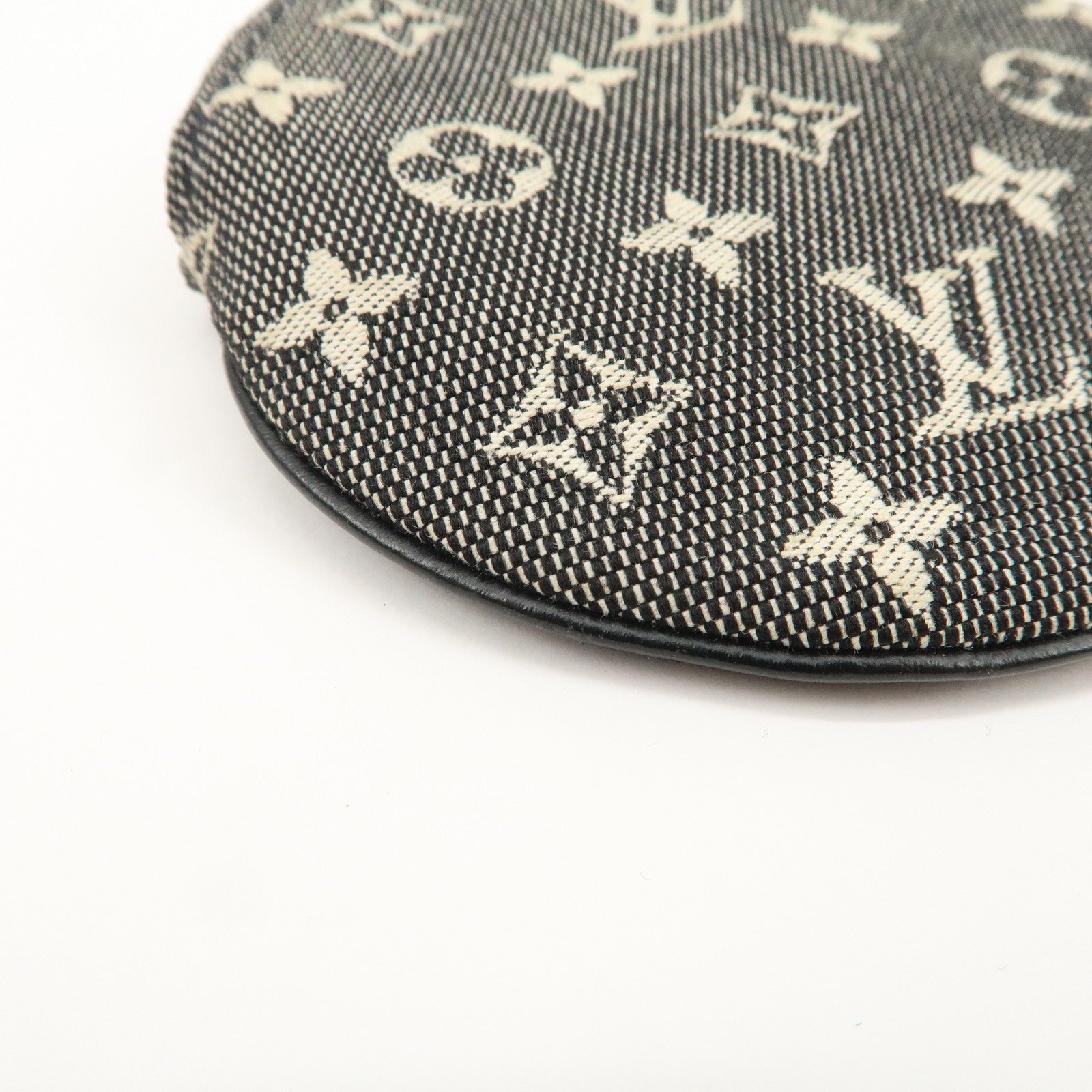 Louis Vuitton Monogram Mini Lin Porte Monnaie Round Coin Case M92453 Used