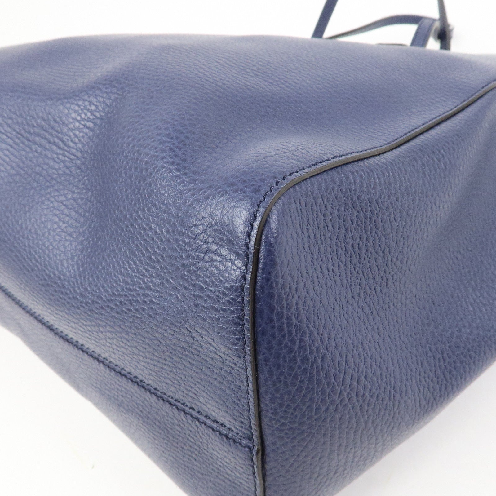 GUCCI Interlocking G Calf Leather Swing Large Shoulder Bag 354397