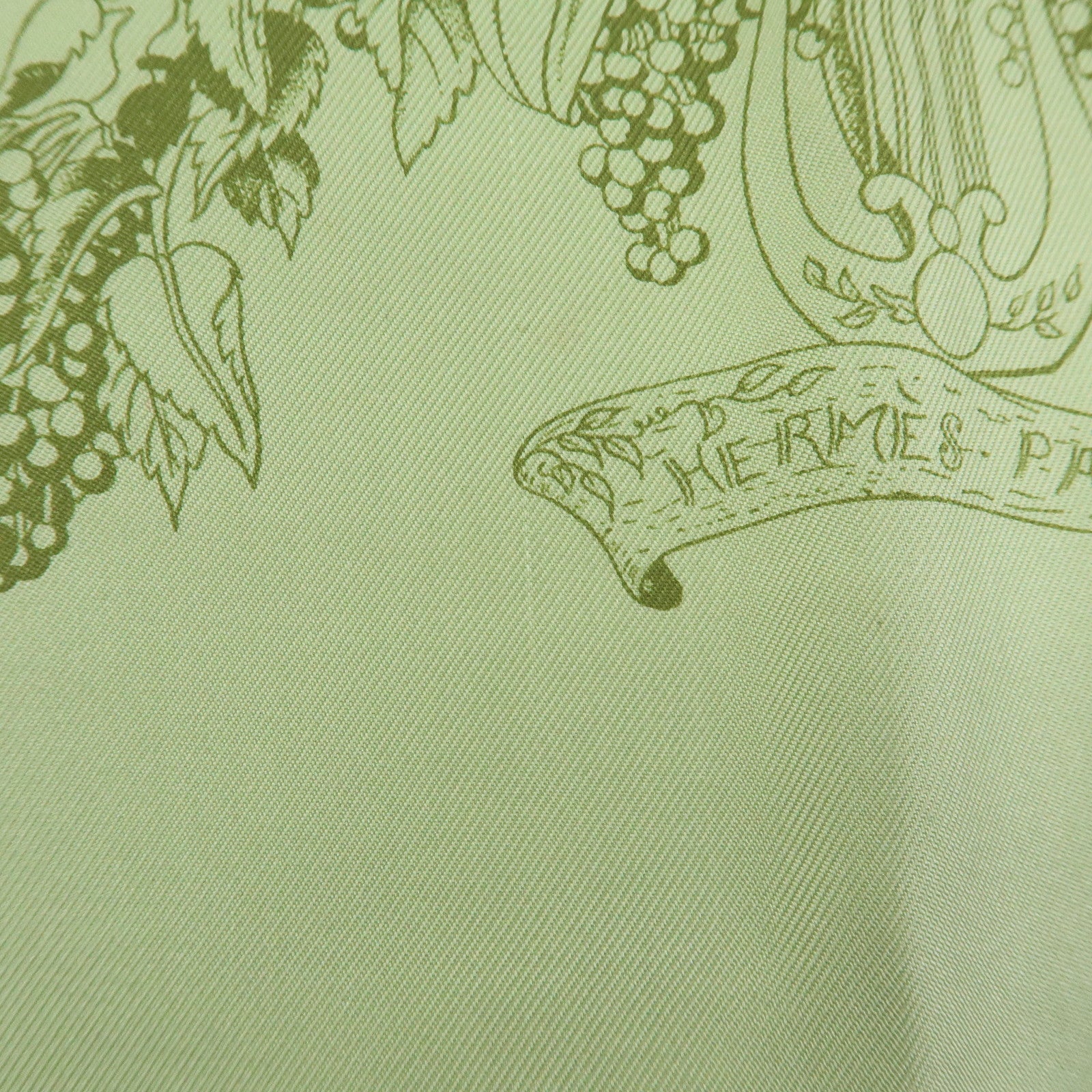 HERMES Carre 90 Set of 2 Silk 100% Scarf Green Red