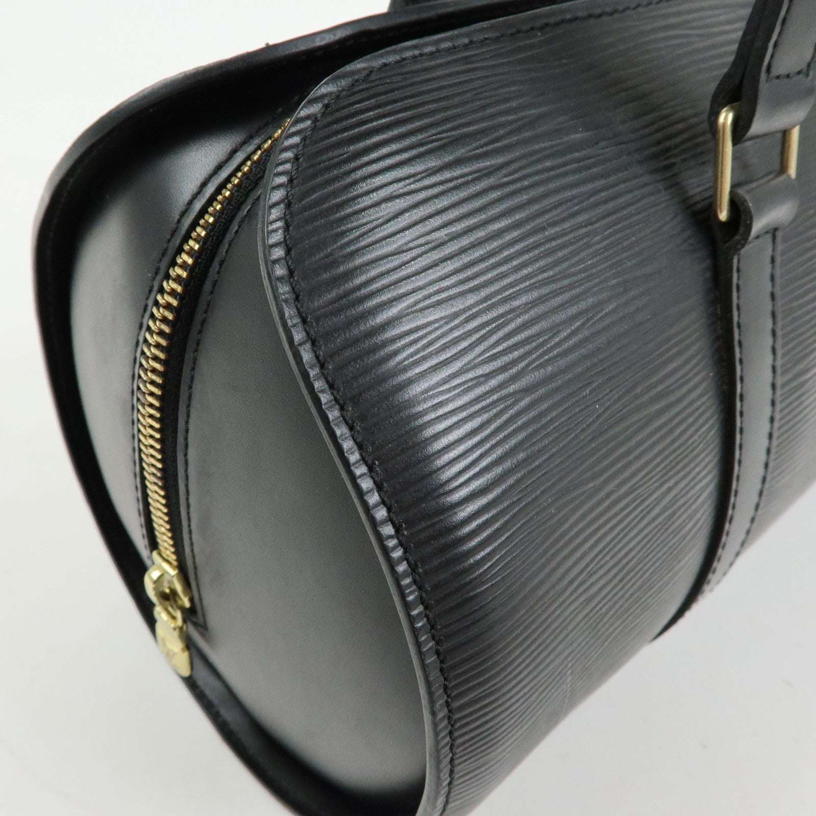 Louis Vuitton Epi Soufflot Leather Shoulder Hand Bag Noir M52222