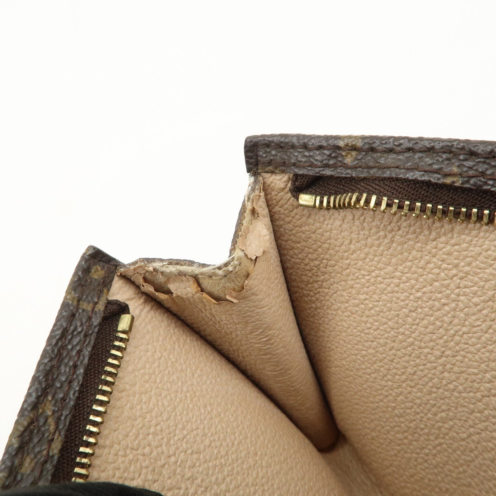 Louis Vuitton Monogram Canvas Set of 3 Pouch Brown